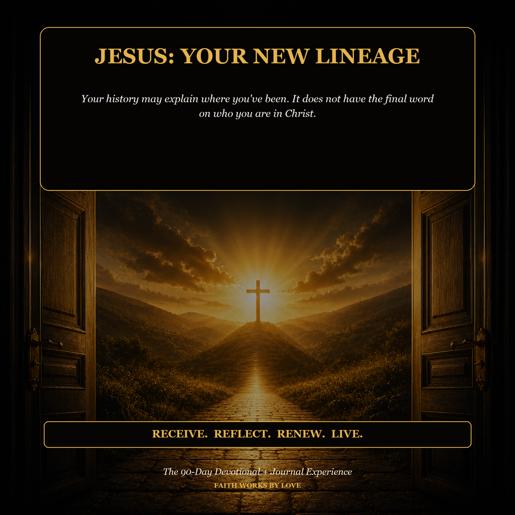 Jesus: Your New Lineage — 90-Day Devotional + Journal Bundle | Identity in Christ