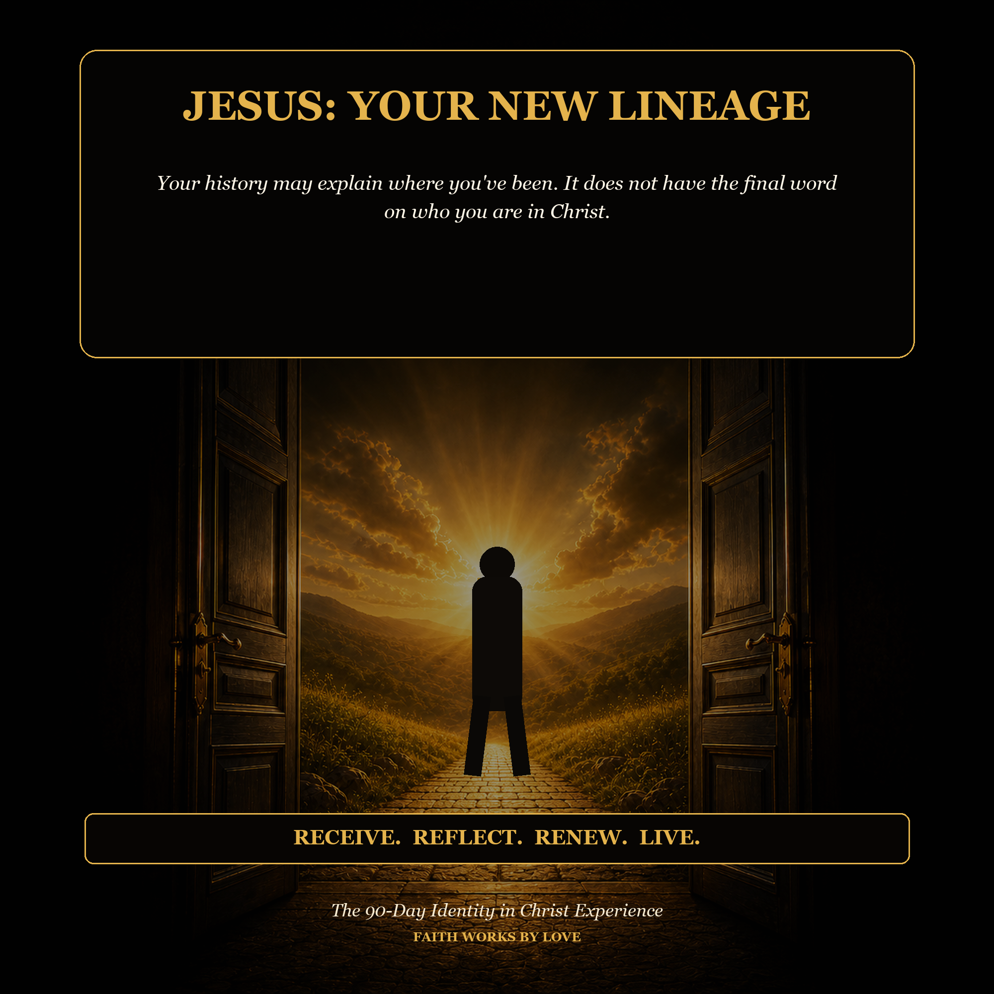 Jesus: Your New Lineage — 90-Day Identity in Christ Experience | 4-Book Digital Bundle