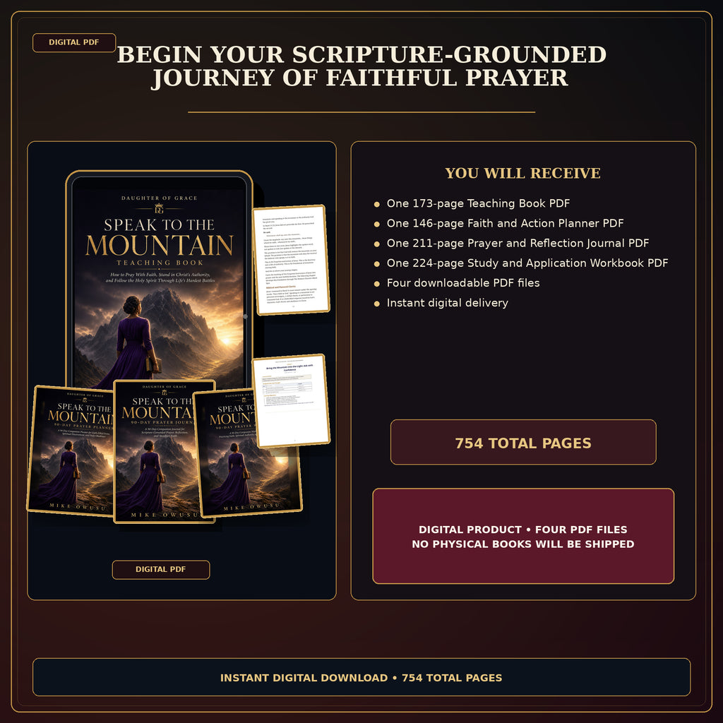 Speak to the Mountain: The Complete 4-Book Collection Teaching • Devotional • Prayer Journal • Workbook