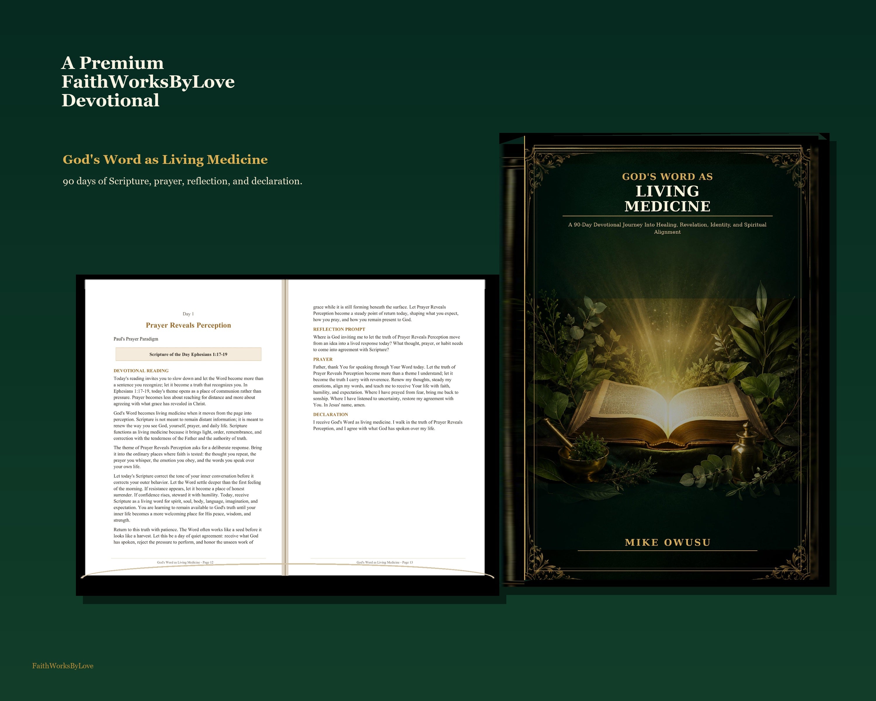 God's Word as Living Medicine: 90-Day Devotional – Paperback