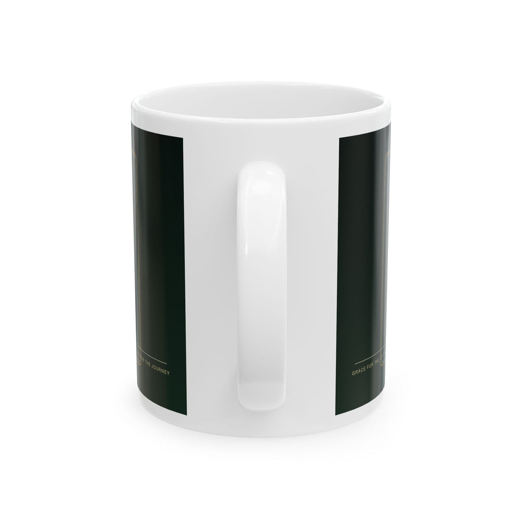 Faith Works By Love Christian Mug, Premium Faith-Based Coffee Cup, Inspirational Christian Gift, Elegant Scripture-Inspired Mug