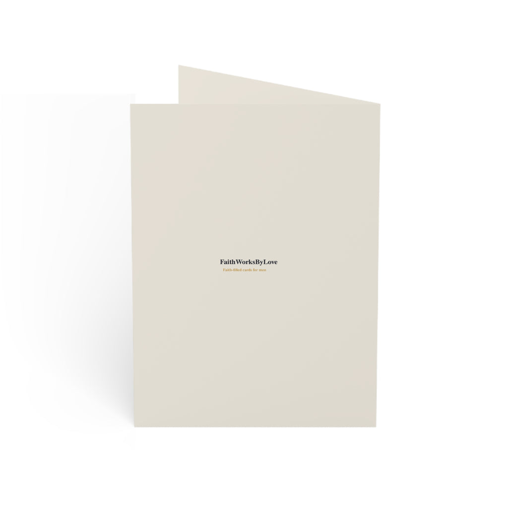 Christian Thank You Card for Men, A Man of Honor Is Rare, Faith-Filled Appreciation Card, Masculine Scripture Card