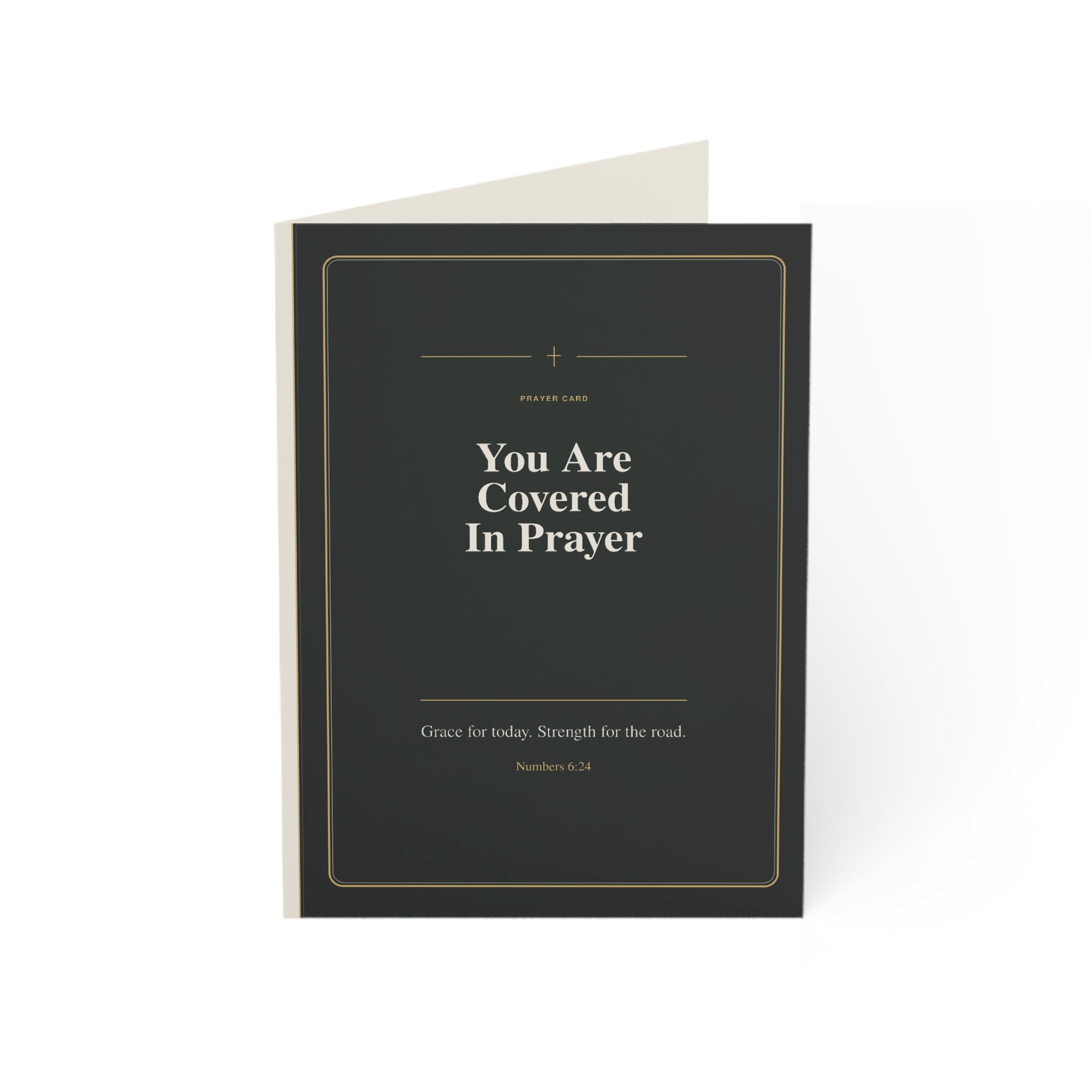Christian Prayer Card for Men, You Are Covered in Prayer, Faith-Filled Encouragement Card, Scripture-Inspired Support Card