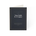Christian Fathers Day Card, Your Faith Is a Legacy, Premium Card for Dad, Faith-Filled Father Card, Masculine Scripture-Inspired Card