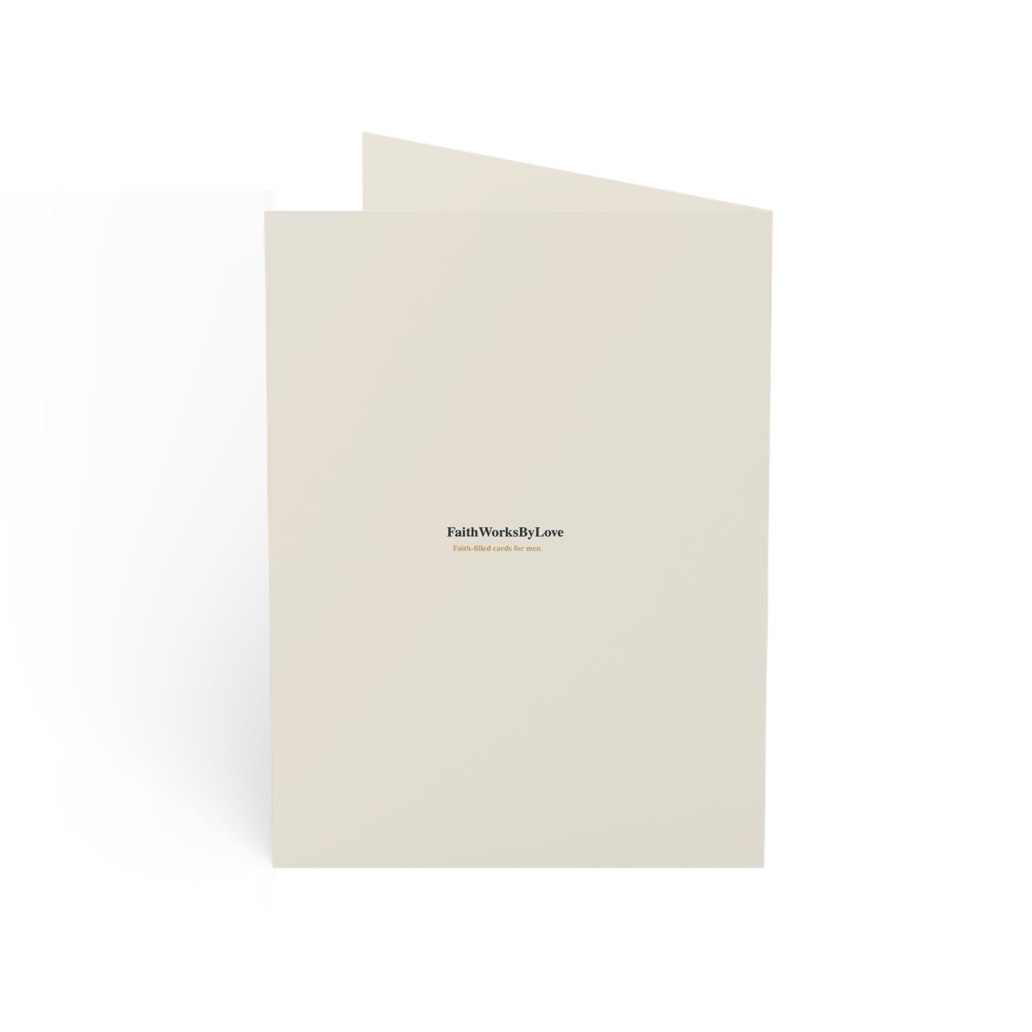 Your Faith Is a Legacy, Premium Card for Dad, Faith-Filled Father Card, Masculine Scripture-Inspired Card, Christian Fathers Day