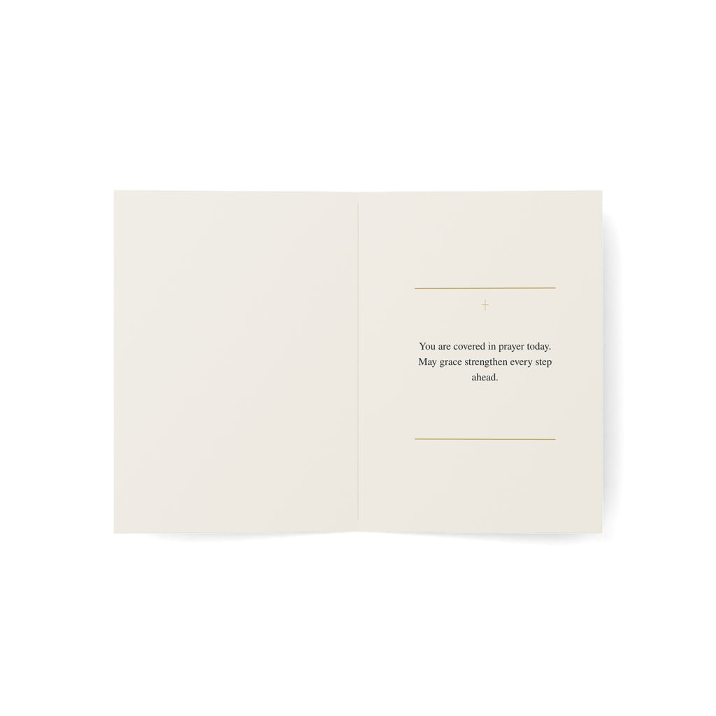 Christian Prayer Card for Men, You Are Covered in Prayer, Faith-Filled Encouragement Card, Scripture-Inspired Support Card