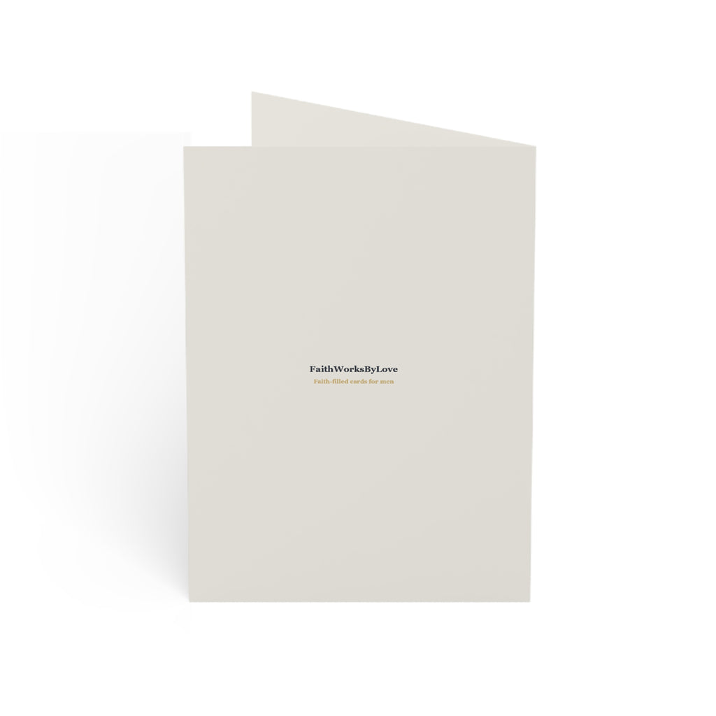 Christian Husband Card, You Are the Man I Prayed For, Faith-Filled Love Card for Husband, Anniversary Card for Him