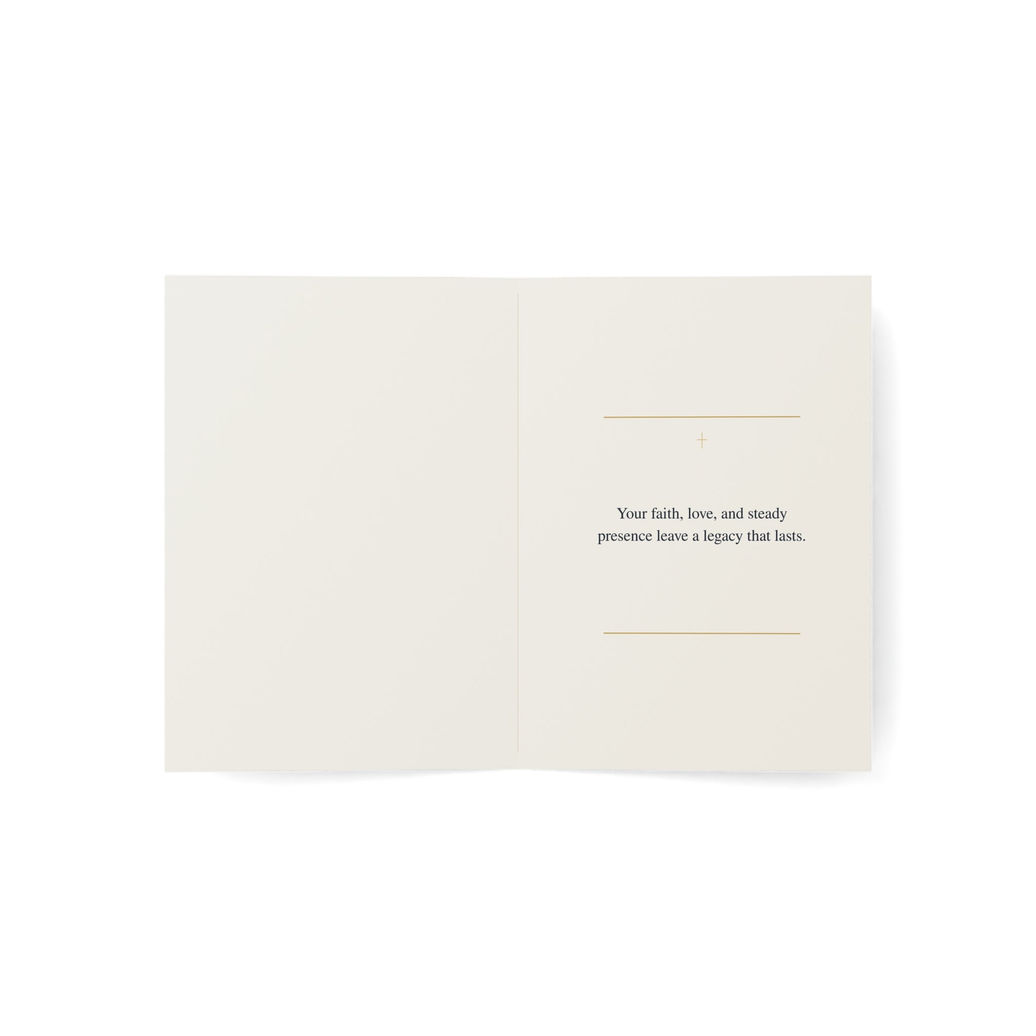 Christian Fathers Day Card, Your Faith Is a Legacy, Premium Card for Dad, Faith-Filled Father Card, Masculine Scripture-Inspired Card