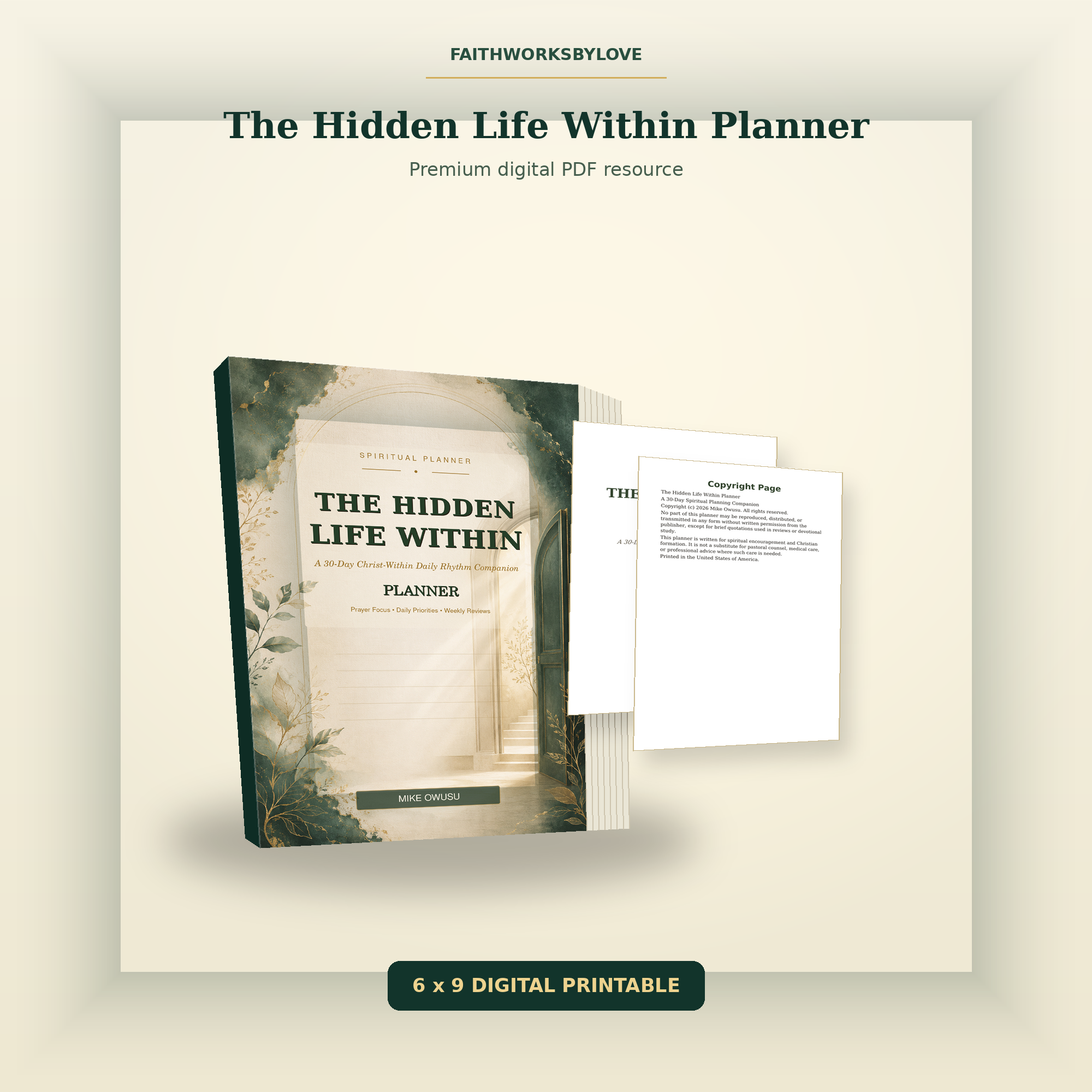 The Hidden Life Within Digital Bundle | Journal, Workbook, Planner &amp; How-To Guide