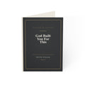 Christian Encouragement Card for Men, God Built You for This, Faith-Filled Scripture Card, Stand Firm Keep Going Card