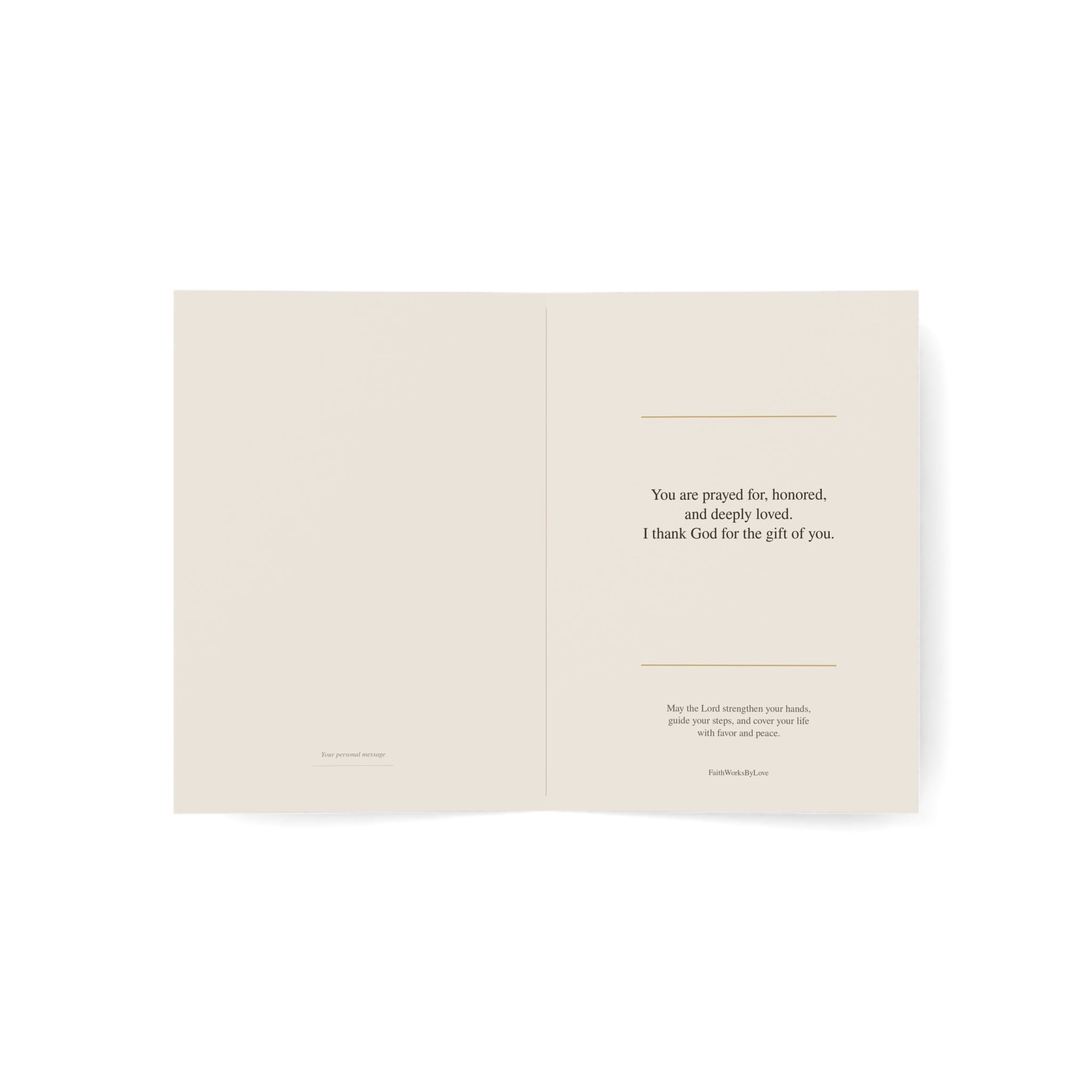 Christian Husband Card, You Are the Man I Prayed For, Faith-Filled Love Card for Husband, Anniversary Card for Him