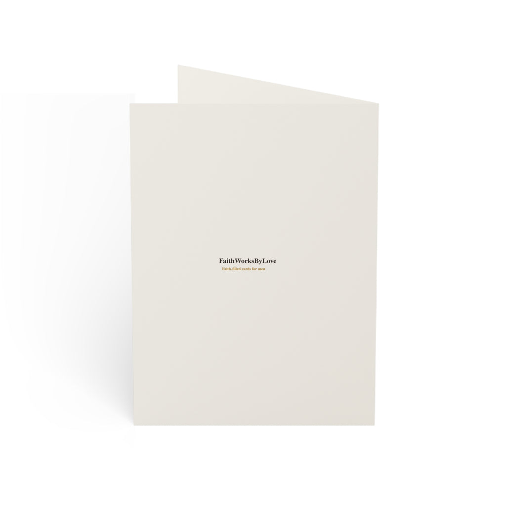 Christian Thank You Card for Men, A Man of Honor Is Rare, Faith-Filled Appreciation Card, Masculine Scripture Card