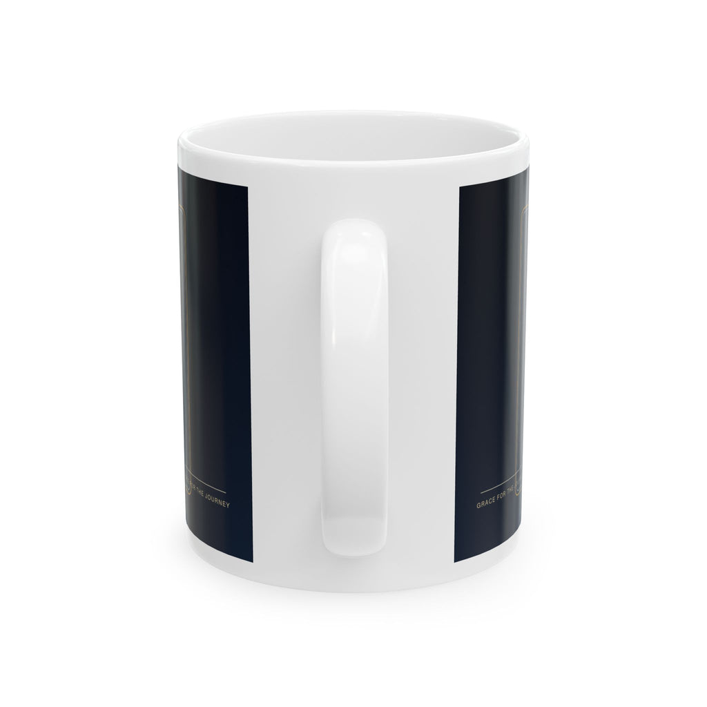 Faith Works By Love Christian Mug, Premium Faith-Based Coffee Cup, Inspirational Christian Gift, Elegant Scripture-Inspired Mug