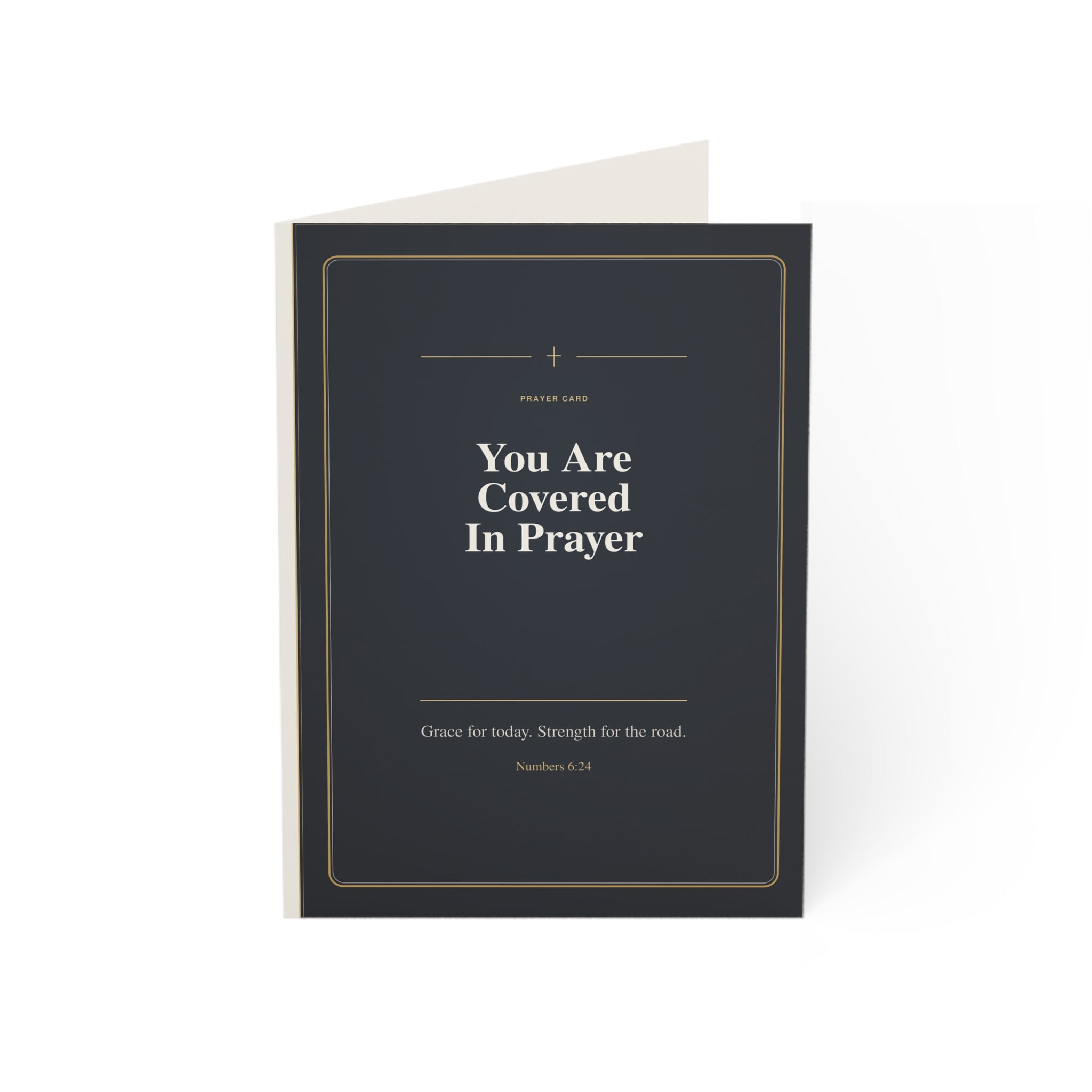 Christian Prayer Card for Men, You Are Covered in Prayer, Faith-Filled Encouragement Card, Scripture-Inspired Support Card