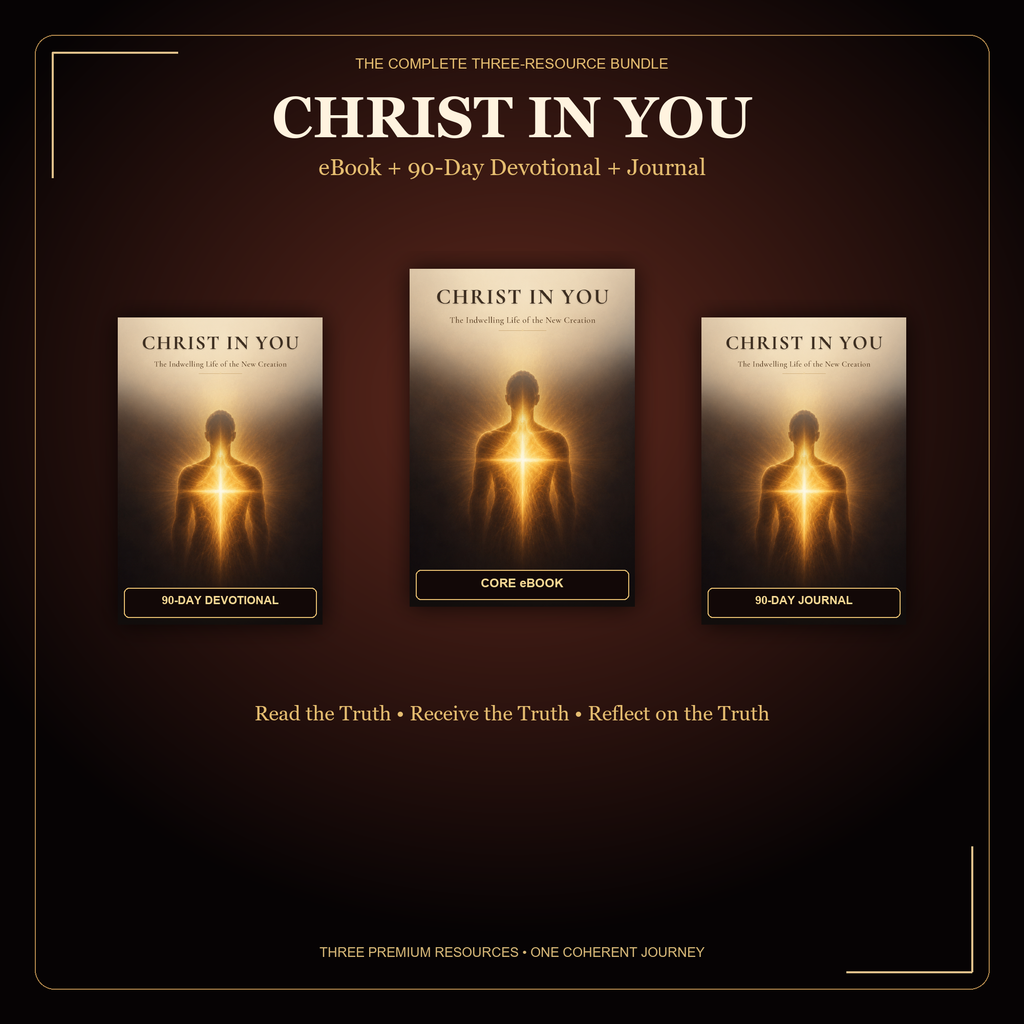 Christ in You: eBook + 90-Day Devotional + Journal Bundle | Christian Spiritual Growth Collection