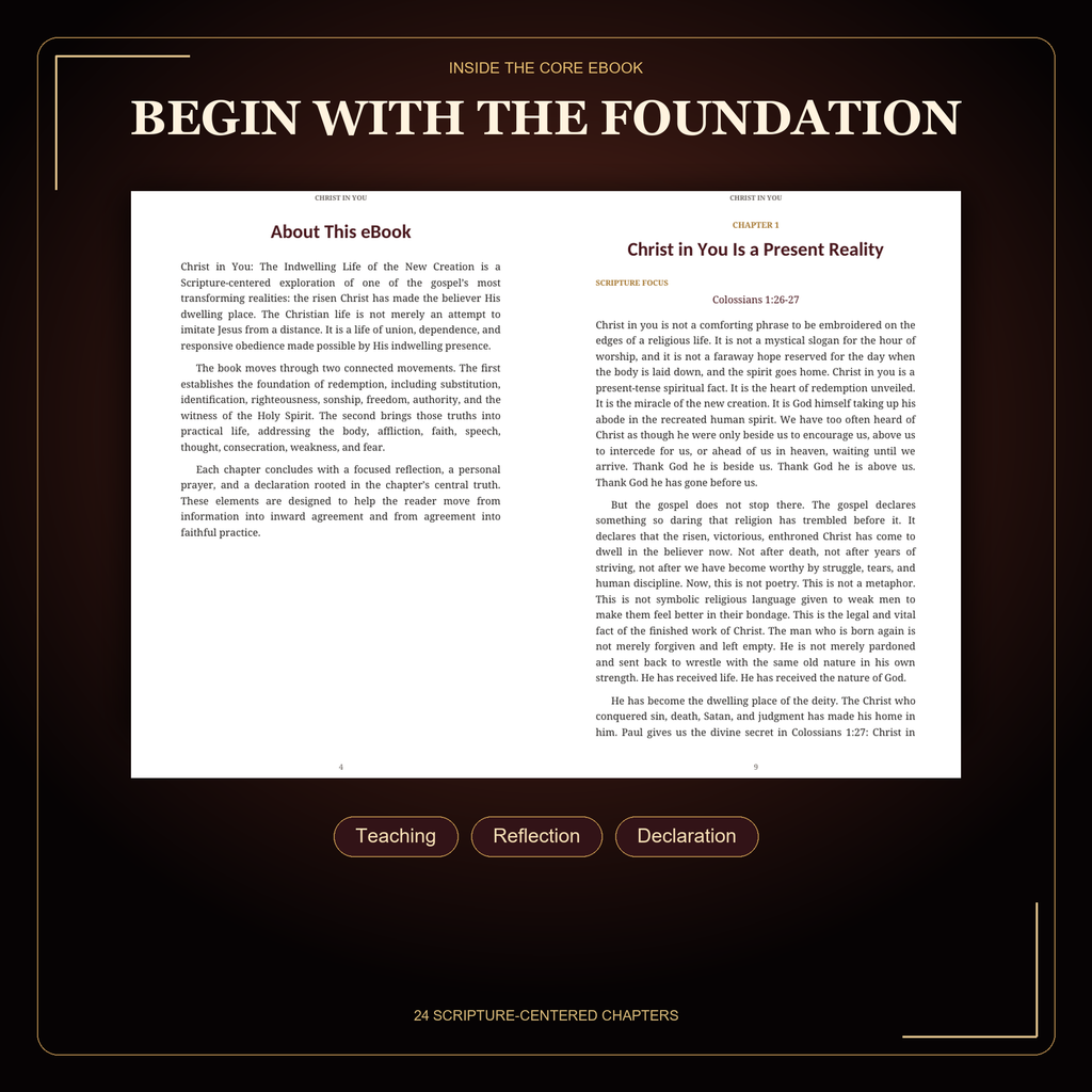Christ in You: eBook + 90-Day Devotional + Journal Bundle | Christian Spiritual Growth Collection