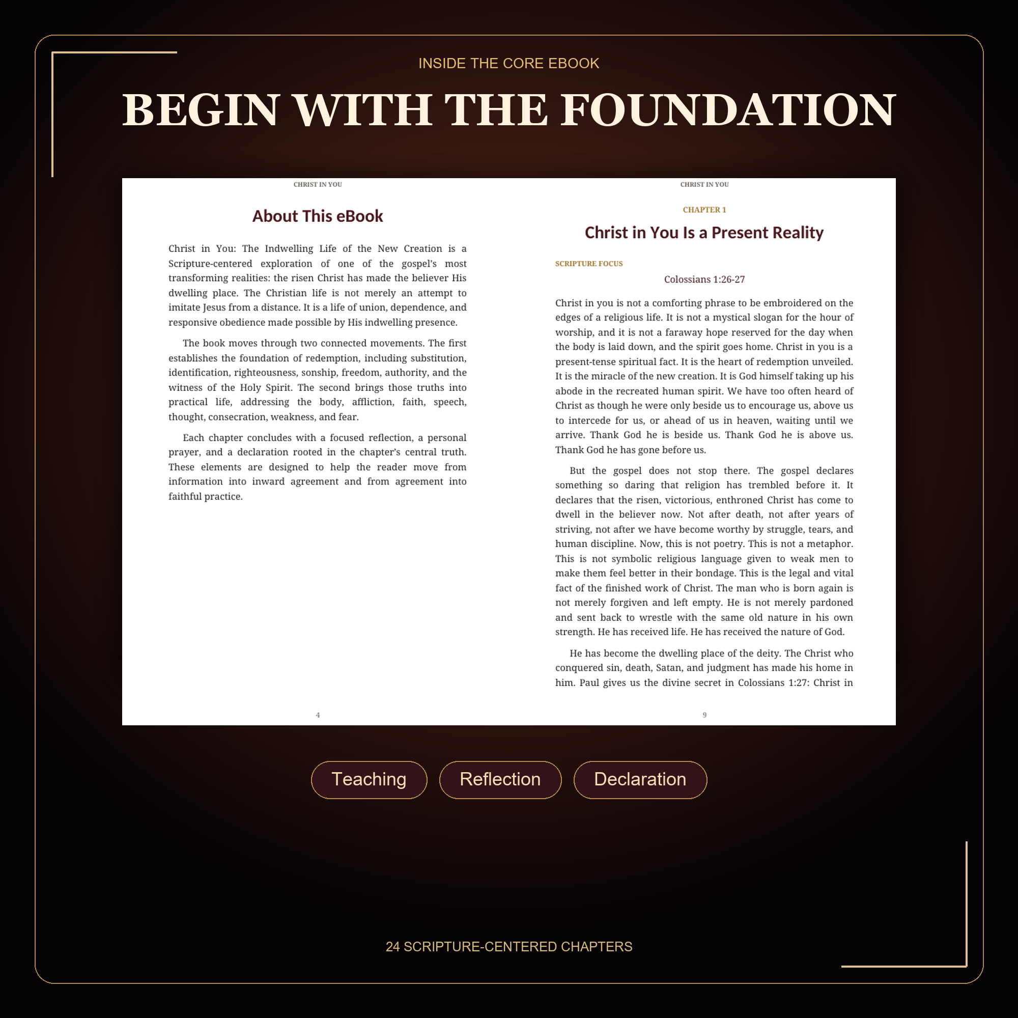 Christ in You: eBook + 90-Day Devotional + Journal Bundle | Christian Spiritual Growth Collection
