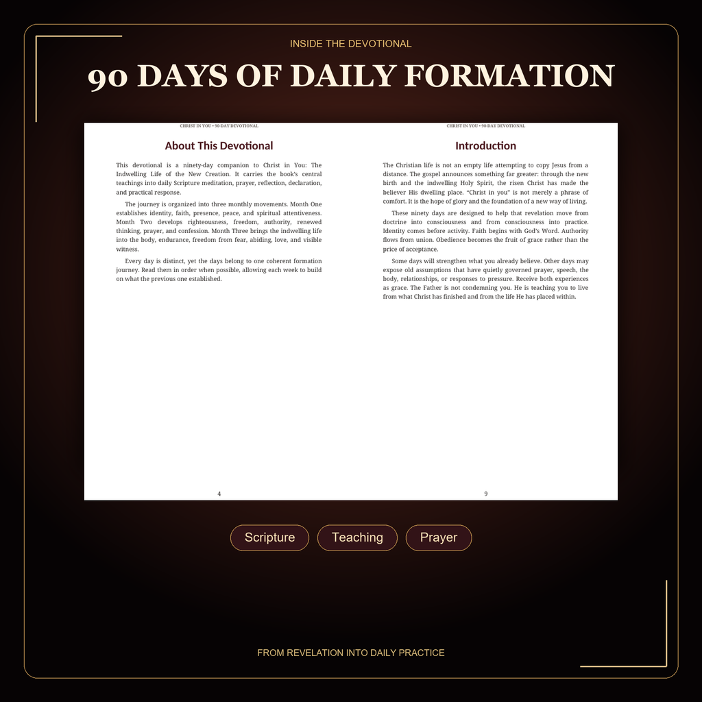 Christ in You: eBook + 90-Day Devotional + Journal Bundle | Christian Spiritual Growth Collection