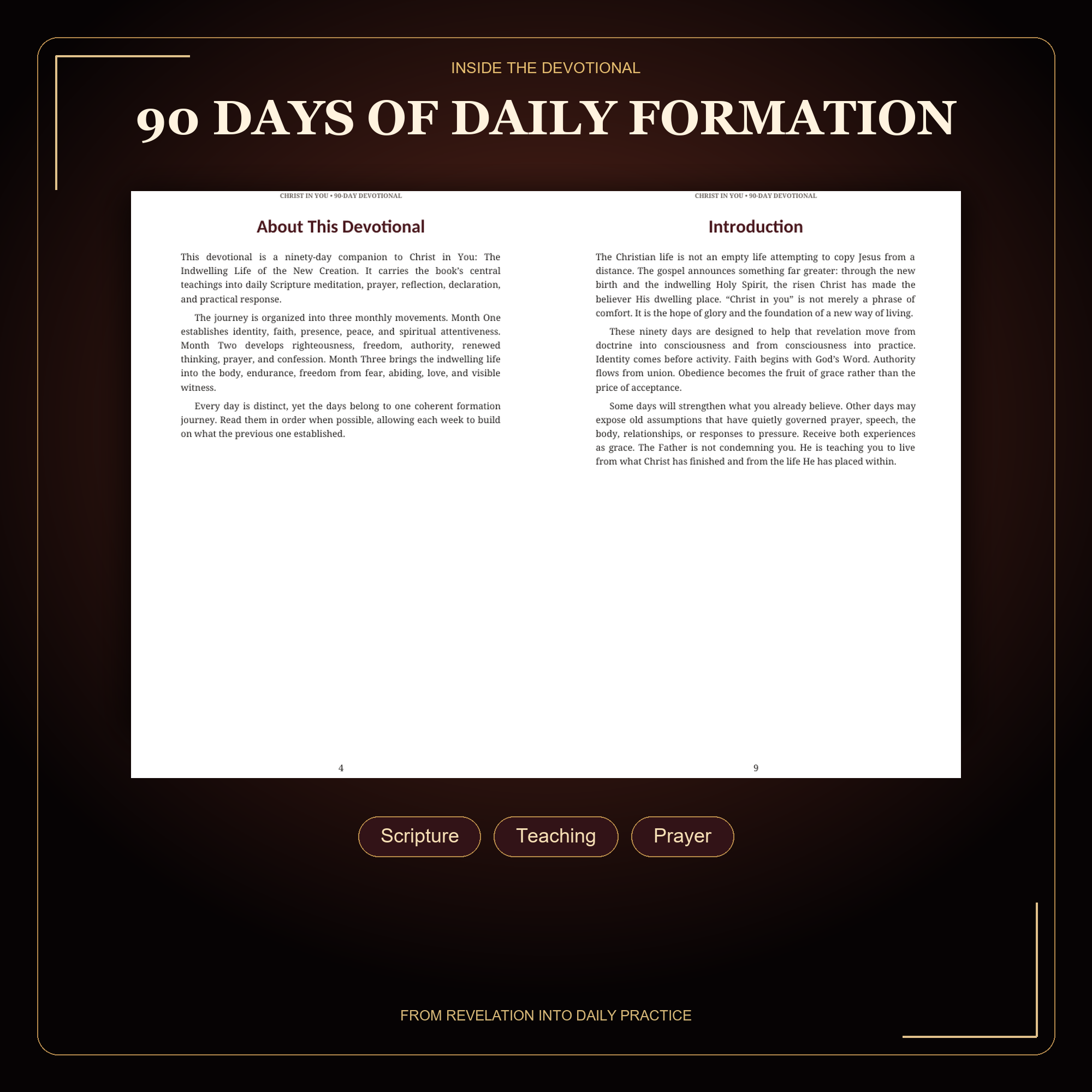 Christ in You: eBook + 90-Day Devotional + Journal Bundle | Christian Spiritual Growth Collection