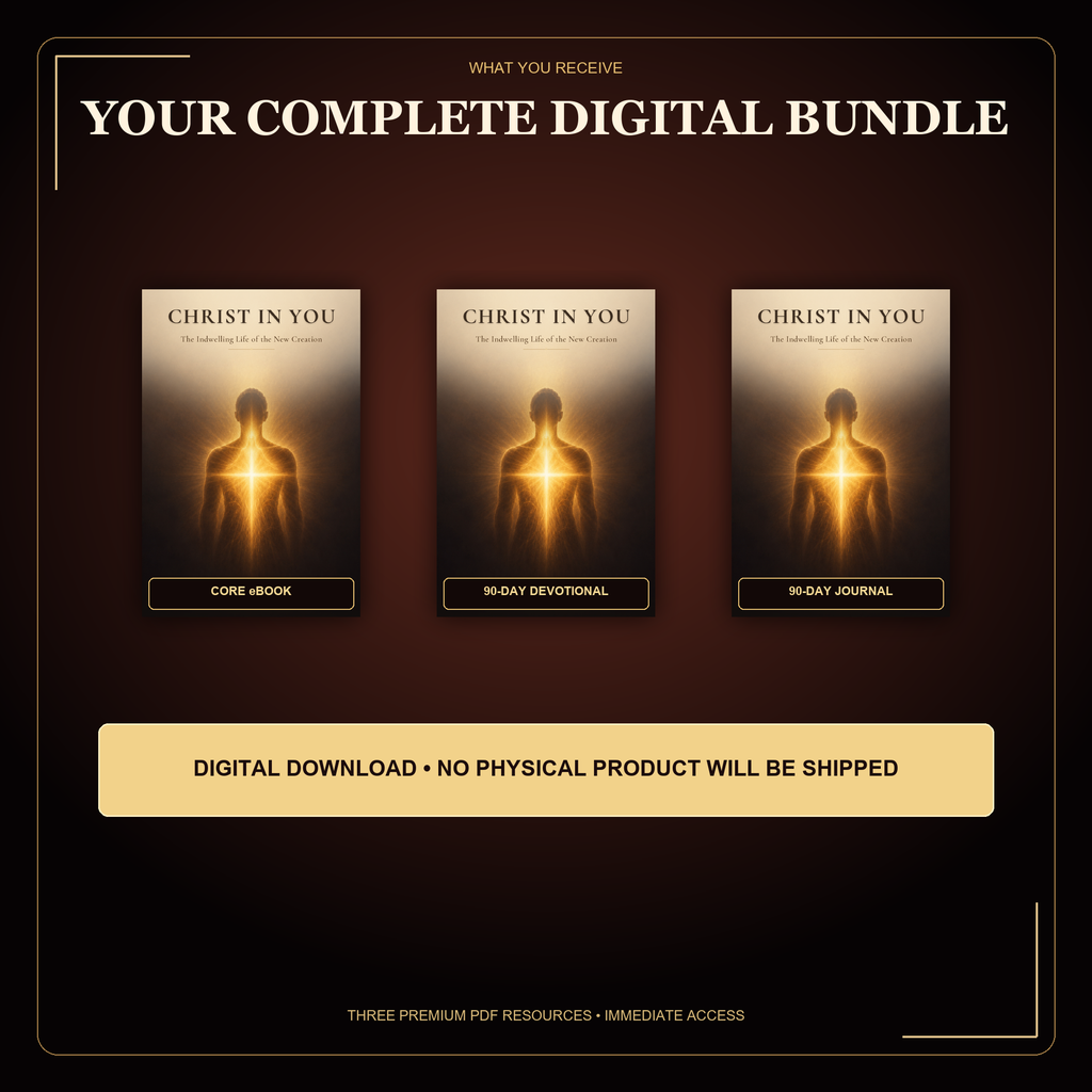 Christ in You: eBook + 90-Day Devotional + Journal Bundle | Christian Spiritual Growth Collection