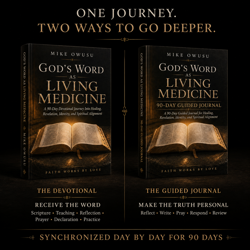 God's Word as Living Medicine | 90-Day Devotional + Guided Journal Bundle