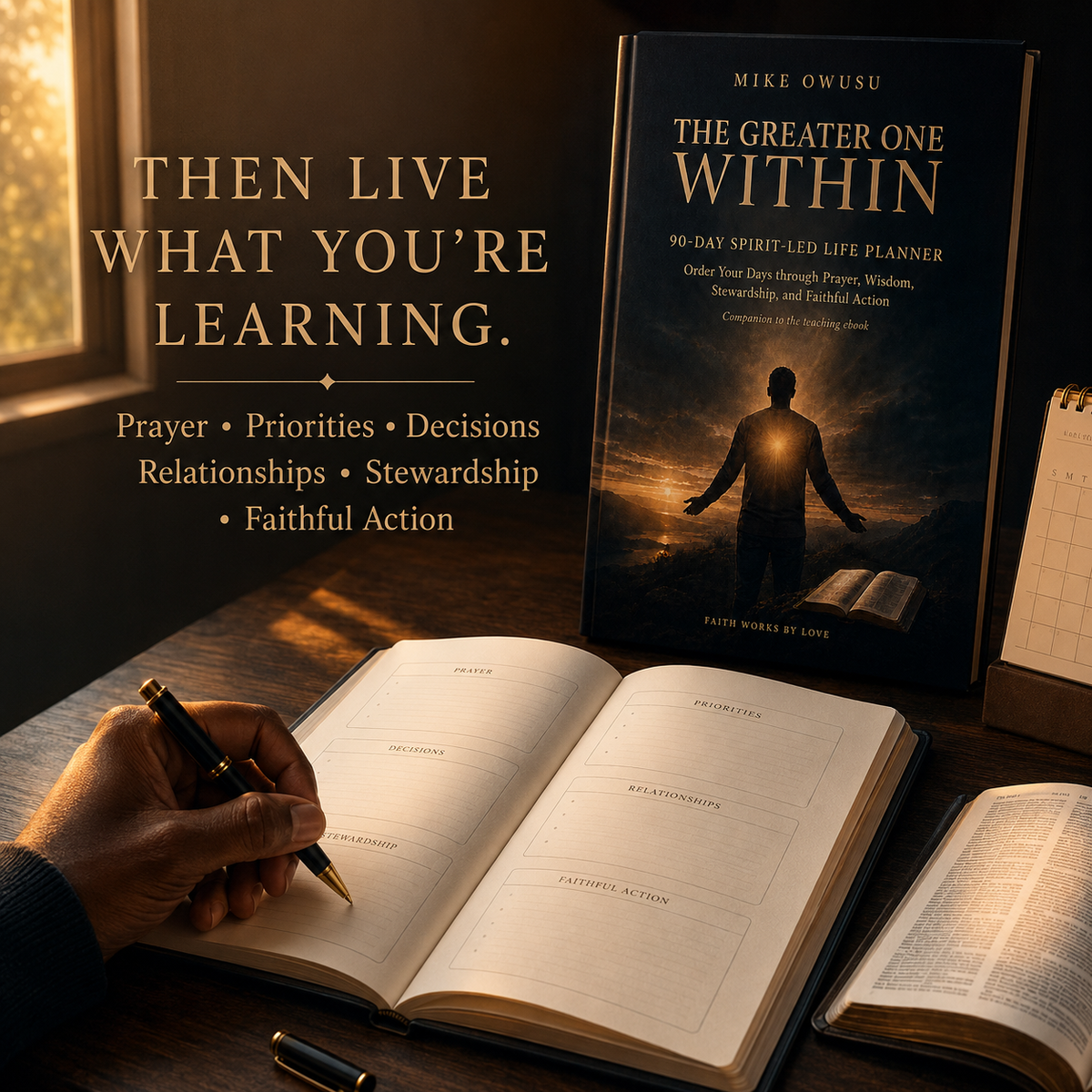 The Greater One Within Complete 90-Day Spirit-Led Growth Bundle | eBook, Journal, Workbook & Planner