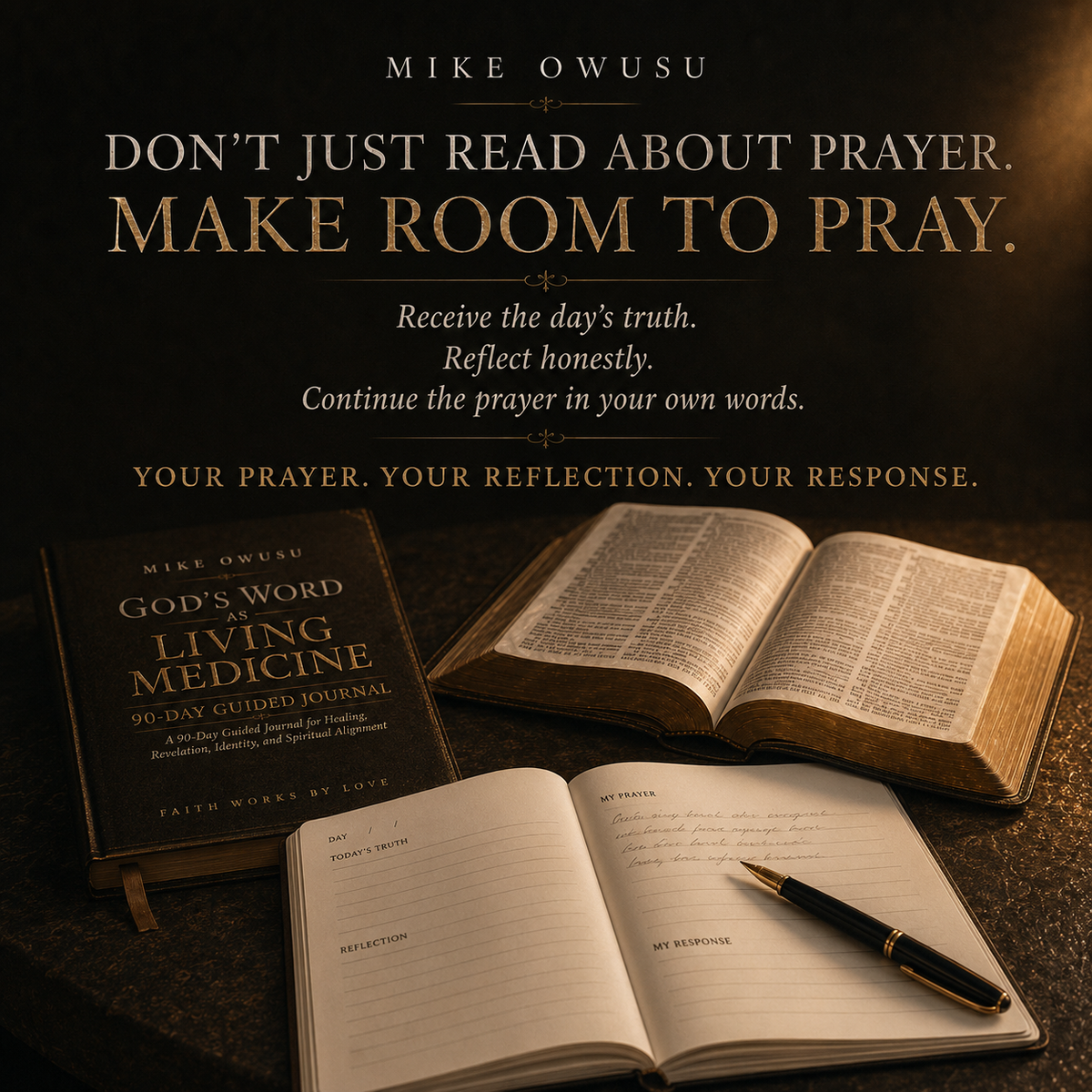 God's Word as Living Medicine | 90-Day Devotional + Guided Journal Bundle