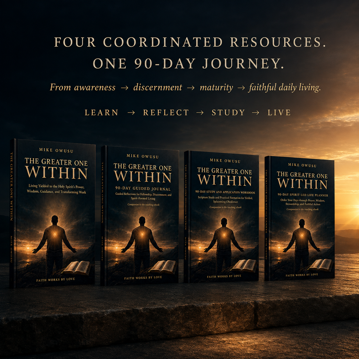 The Greater One Within Complete 90-Day Spirit-Led Growth Bundle | eBook, Journal, Workbook & Planner