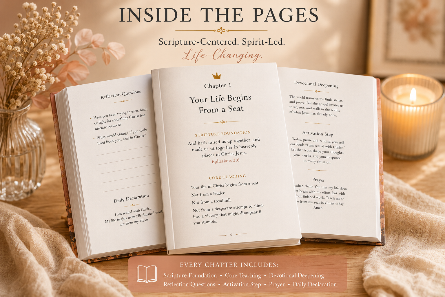 SEATED ABOVE THE BATTLE: Living From Christ's Finished Work, Authority, and Rest