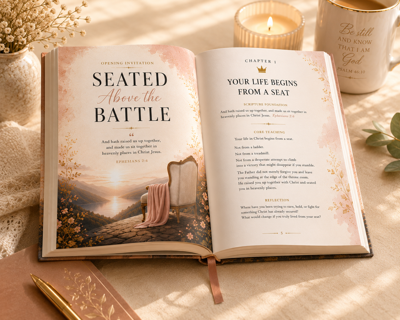 SEATED ABOVE THE BATTLE: Living From Christ's Finished Work, Authority, and Rest