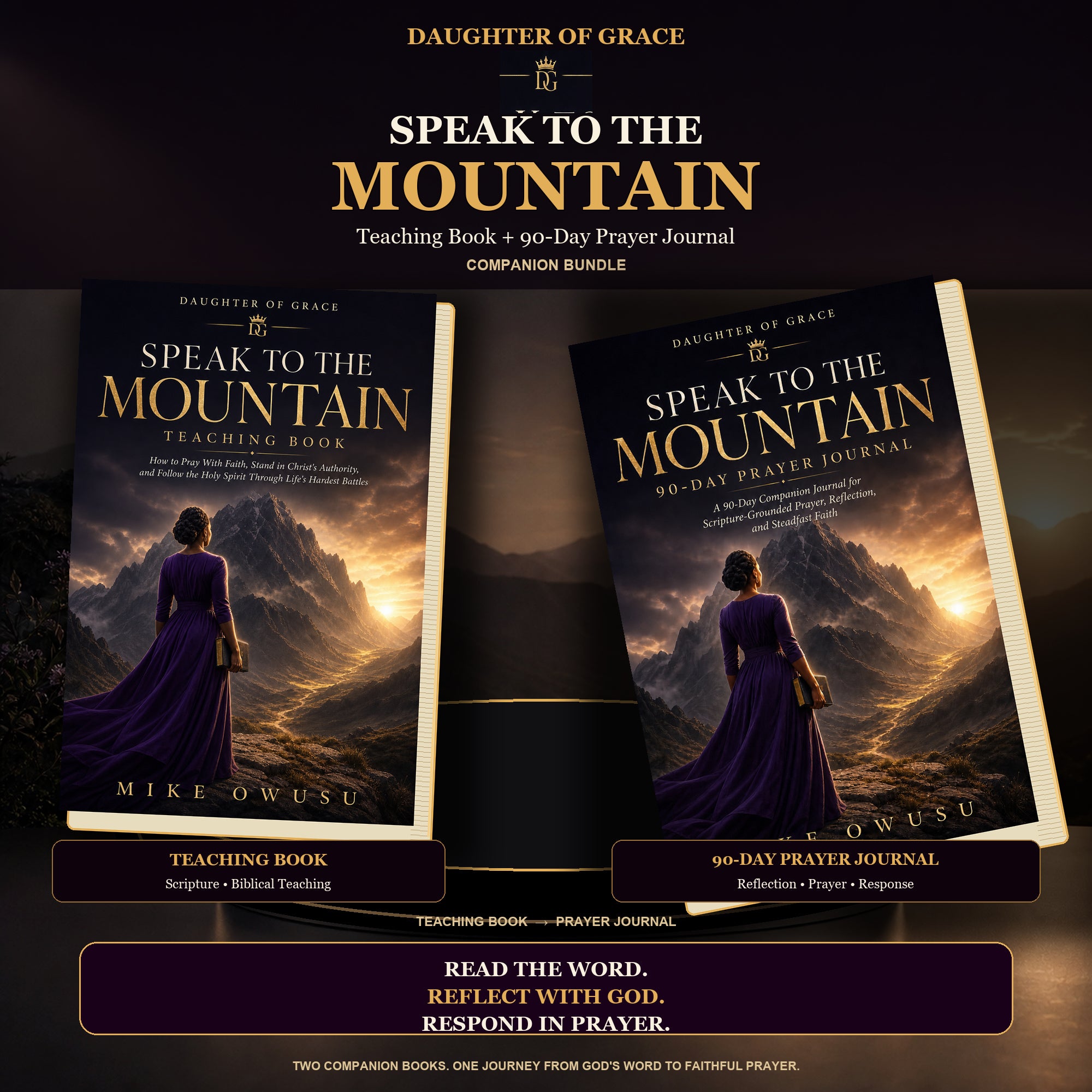 Speak to the Mountain Bundle | Teaching Book + 90-Day Prayer Journal
