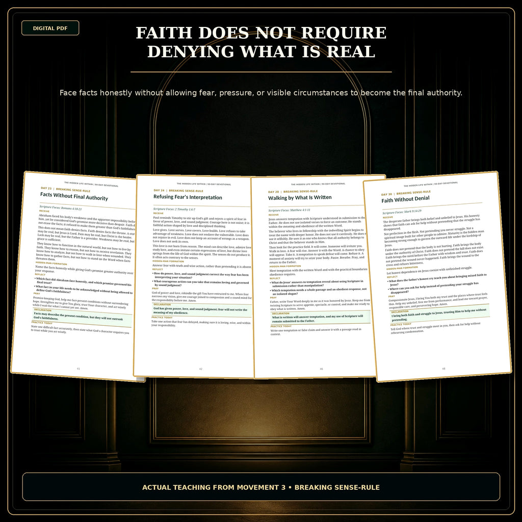 90-Day Christian Devotional PDF, The Hidden Life Within, Spiritual Formation