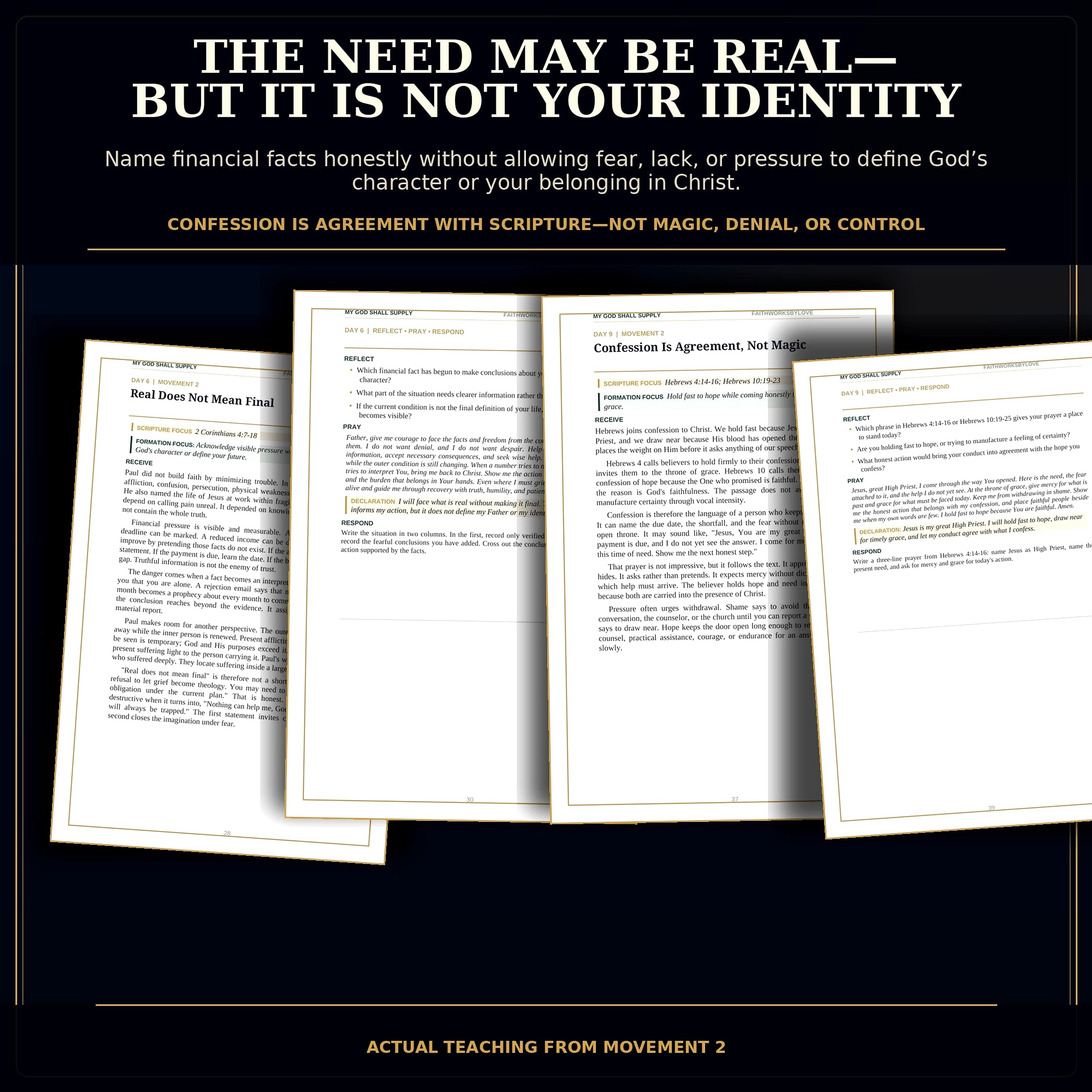 30-Day Christian Provision Devotional PDF, My God Shall Supply