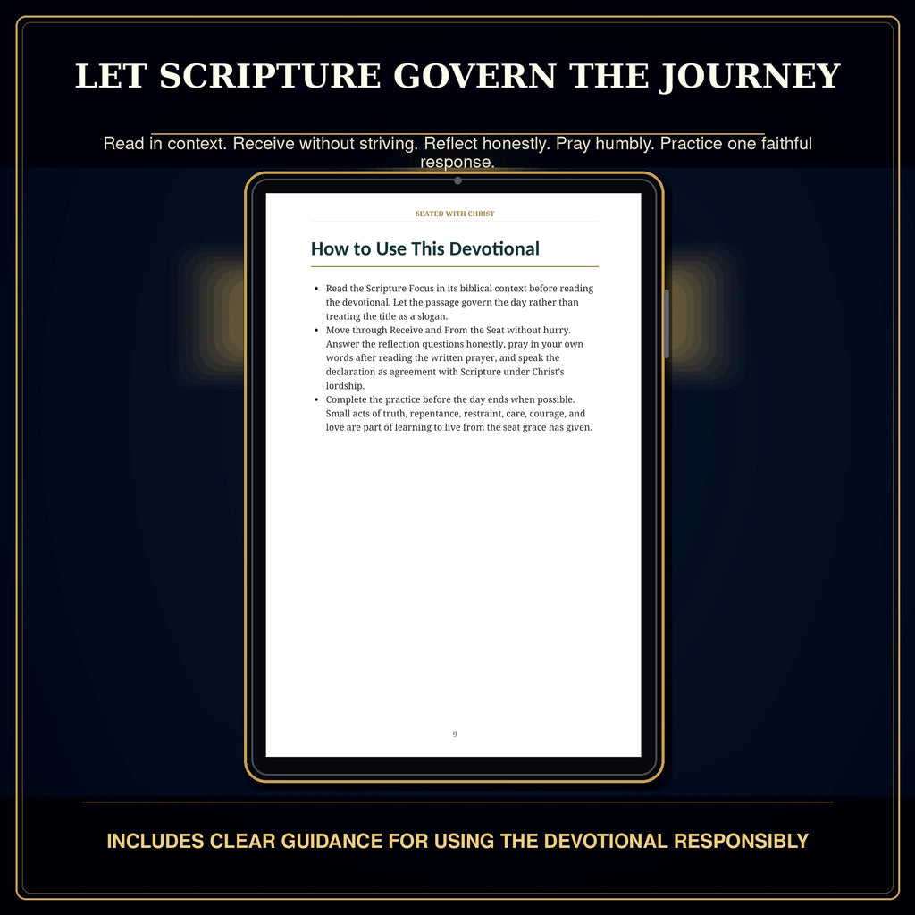 30-Day Christian Devotional PDF, Seated With Christ, Rest, Authority and Faithful Living