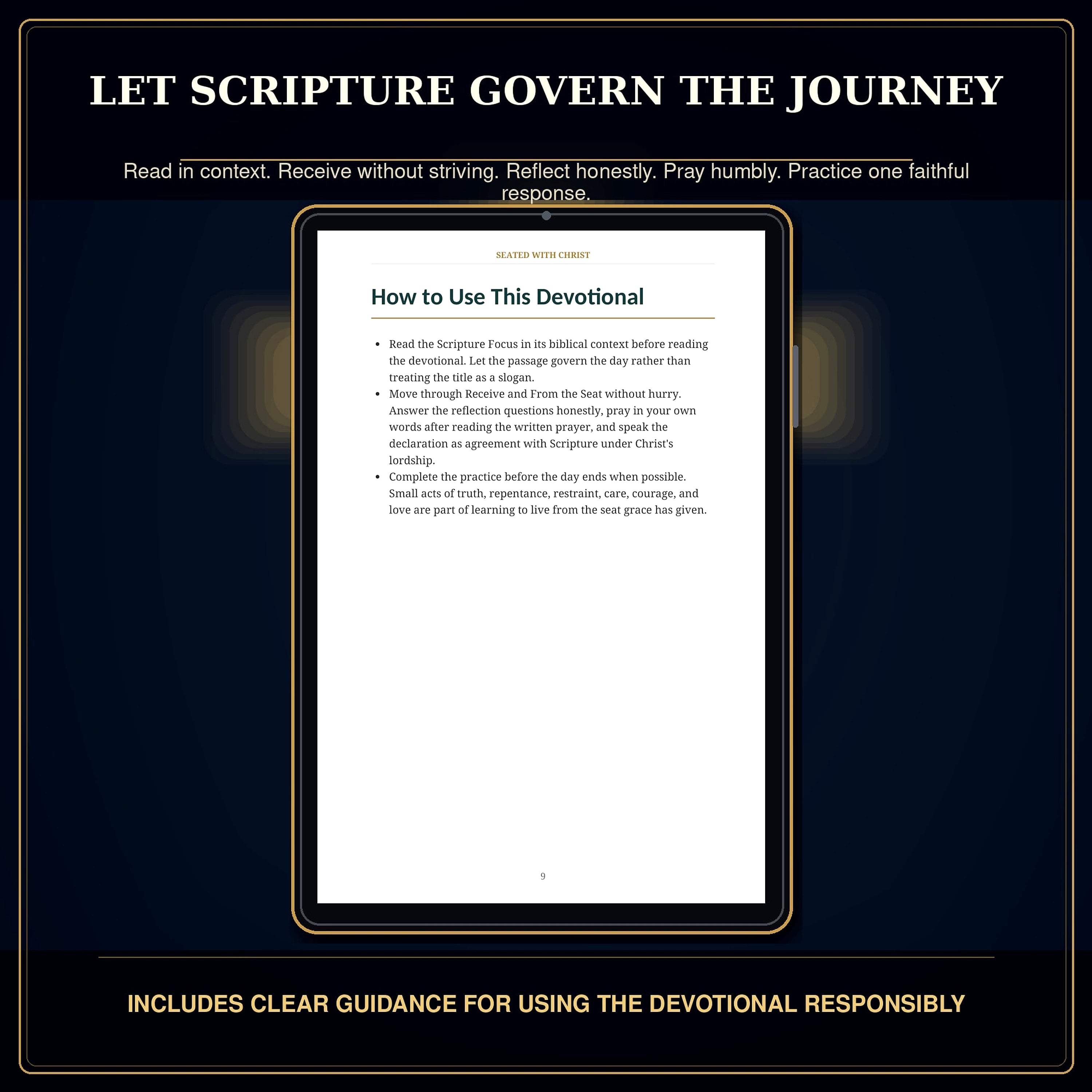 30-Day Christian Devotional PDF, Seated With Christ, Rest, Authority and Faithful Living