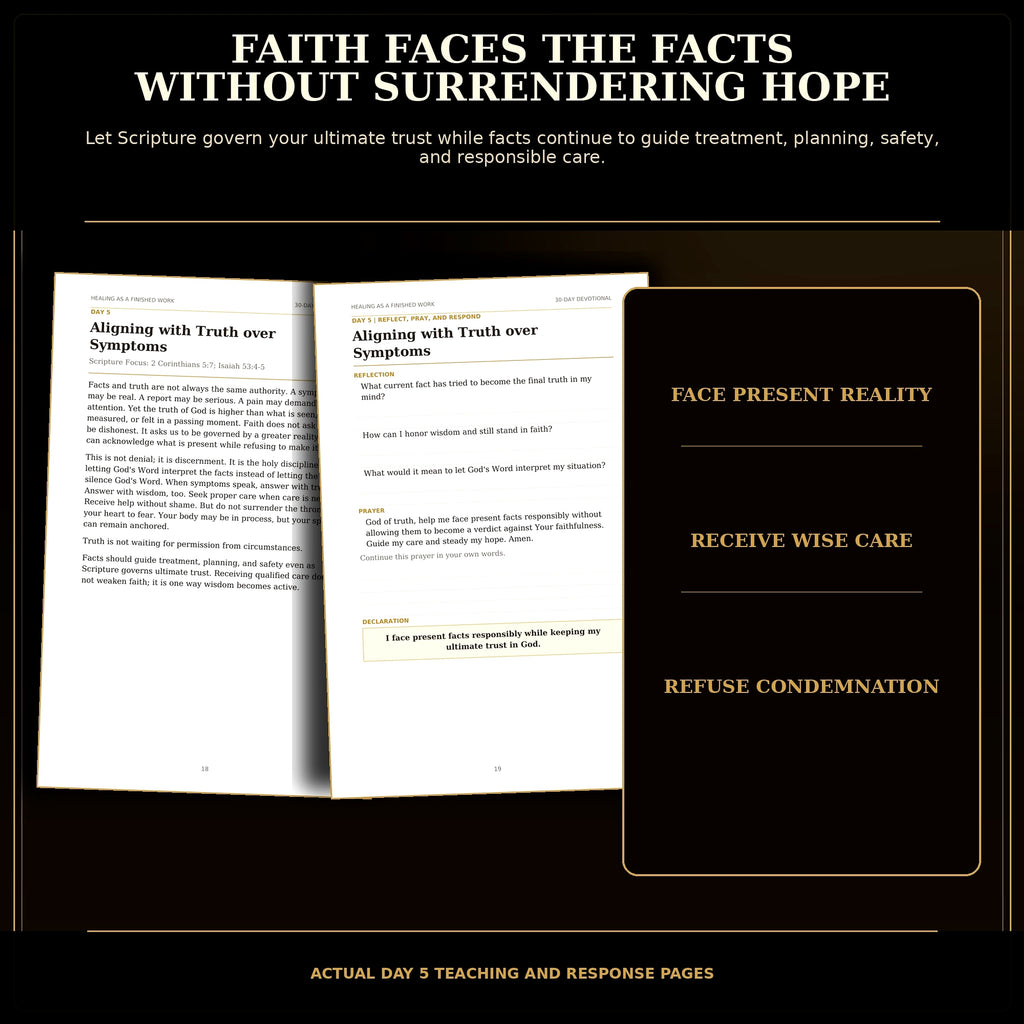 Healing as a Finished Work PDF, 30-Day Christian Devotional, Scripture Prayer Journal, Faith Healing Bible Study Download