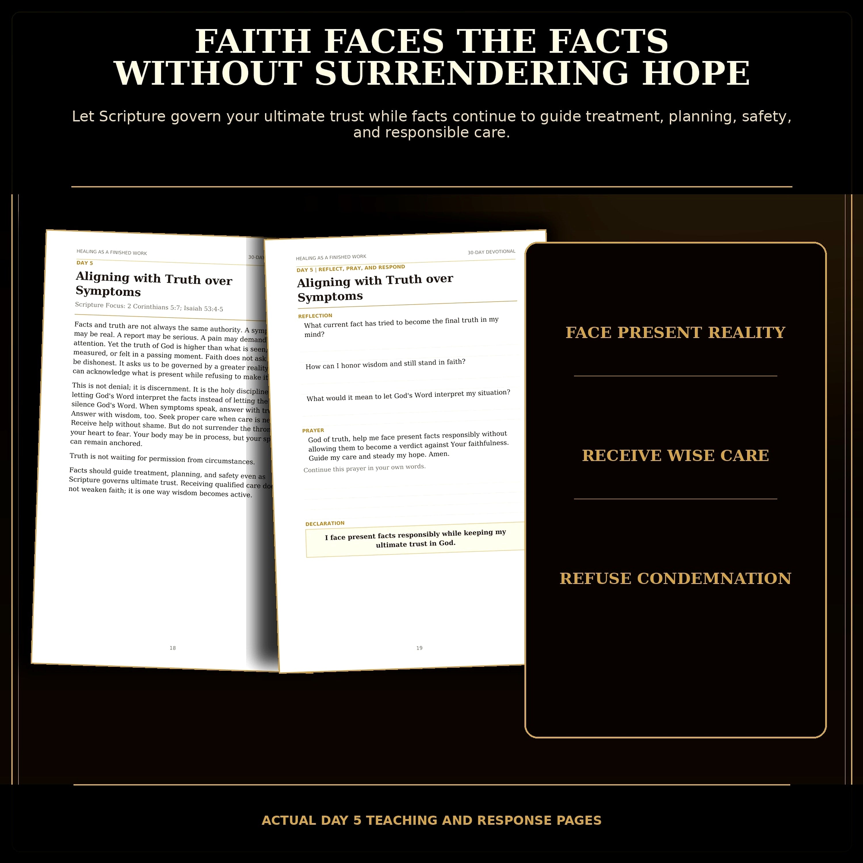 Healing as a Finished Work PDF, 30-Day Christian Devotional, Scripture Prayer Journal, Faith Healing Bible Study Download