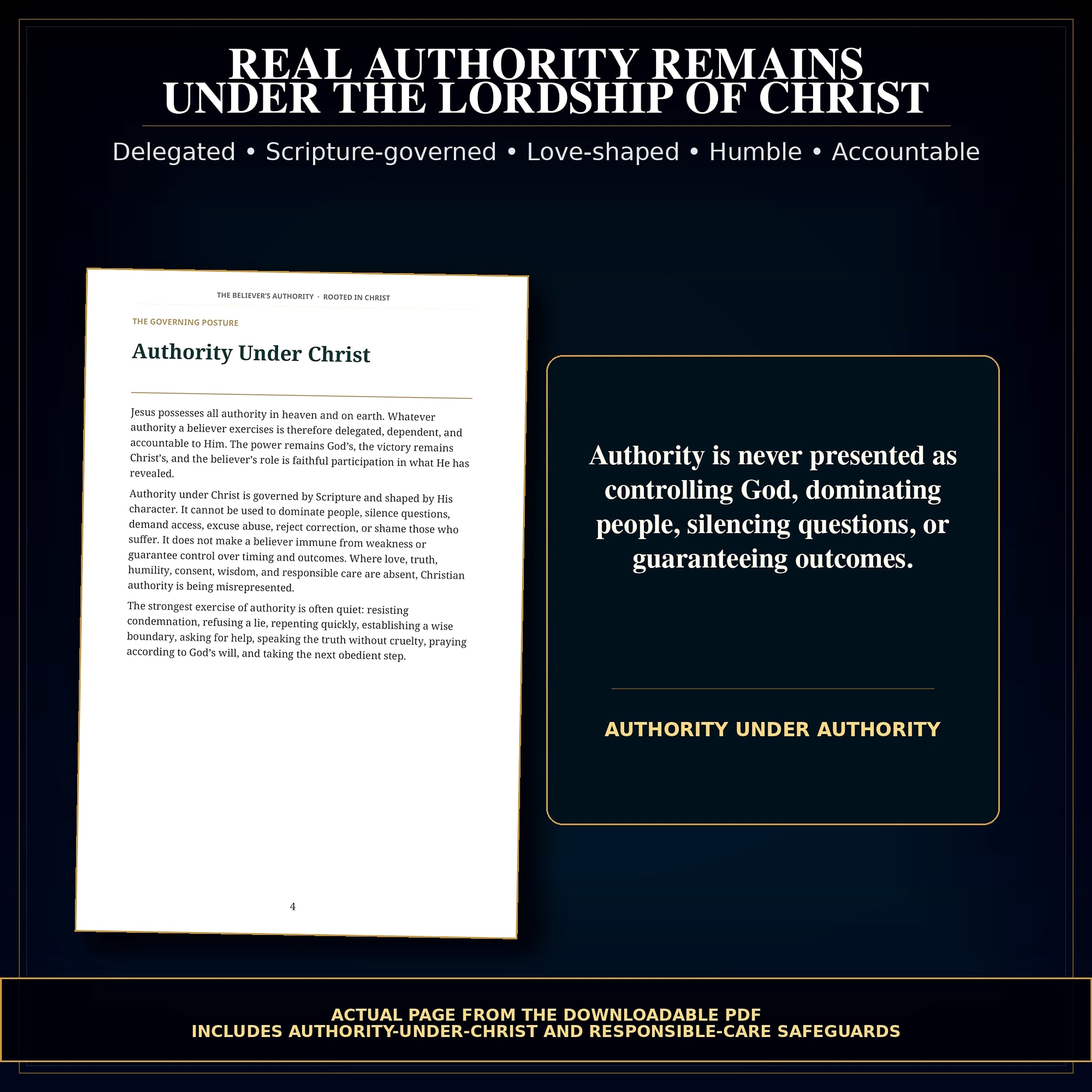 30-Day Christian Authority Devotional PDF | Rooted in Christ | Perfect Gift for Women of Faith