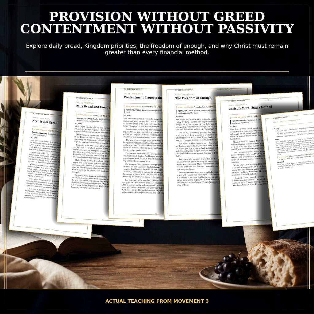 30-Day Christian Provision Devotional PDF, My God Shall Supply