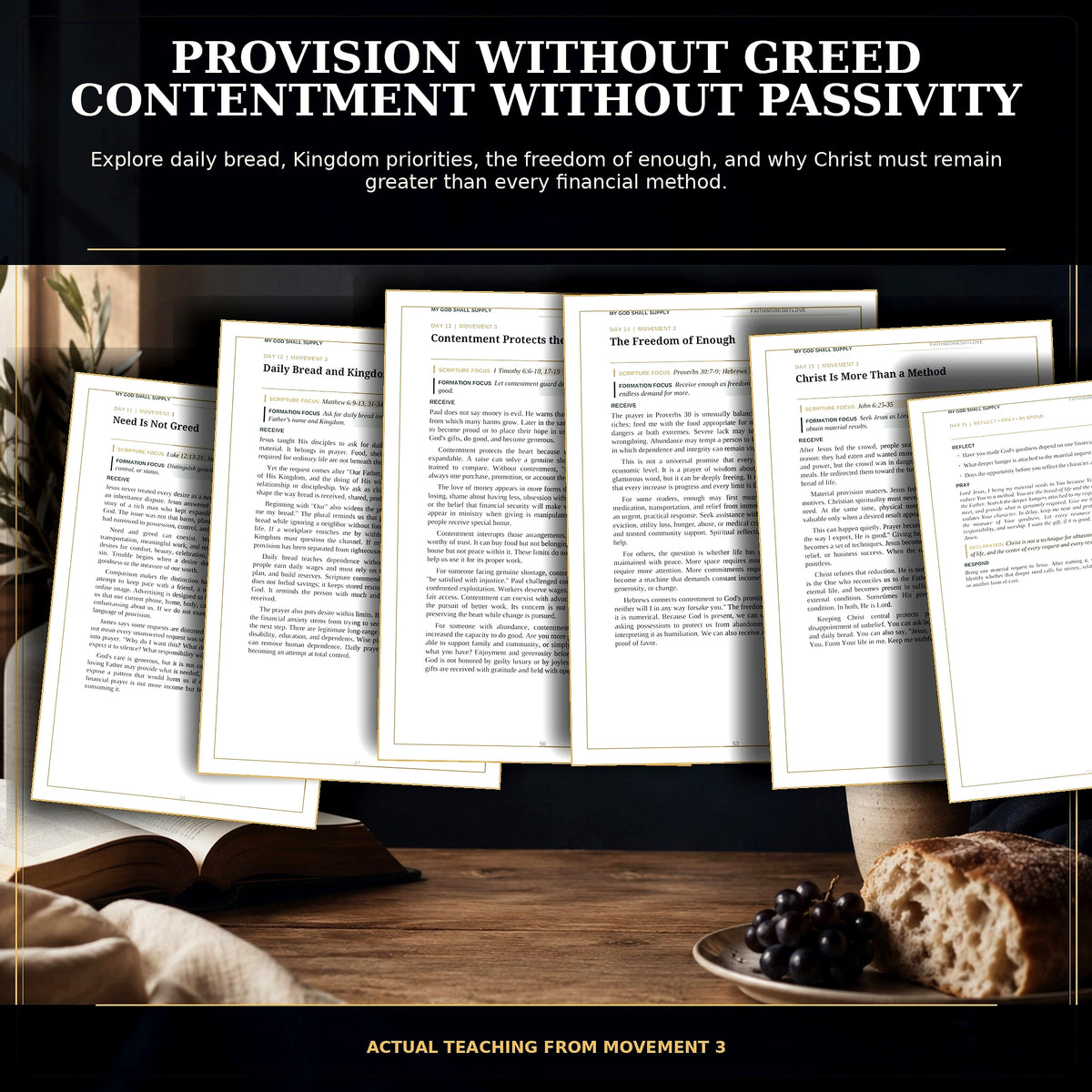 30-Day Christian Provision Devotional PDF, My God Shall Supply