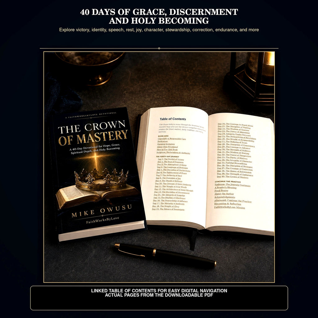 40-Day Christian Formation Devotional PDF | The Crown of Mastery