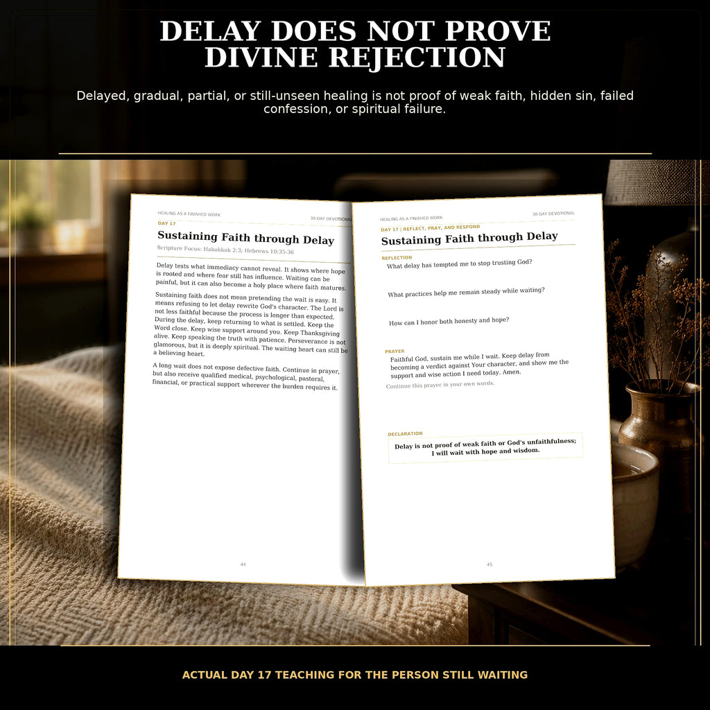 Healing as a Finished Work PDF, 30-Day Christian Devotional, Scripture Prayer Journal, Faith Healing Bible Study Download