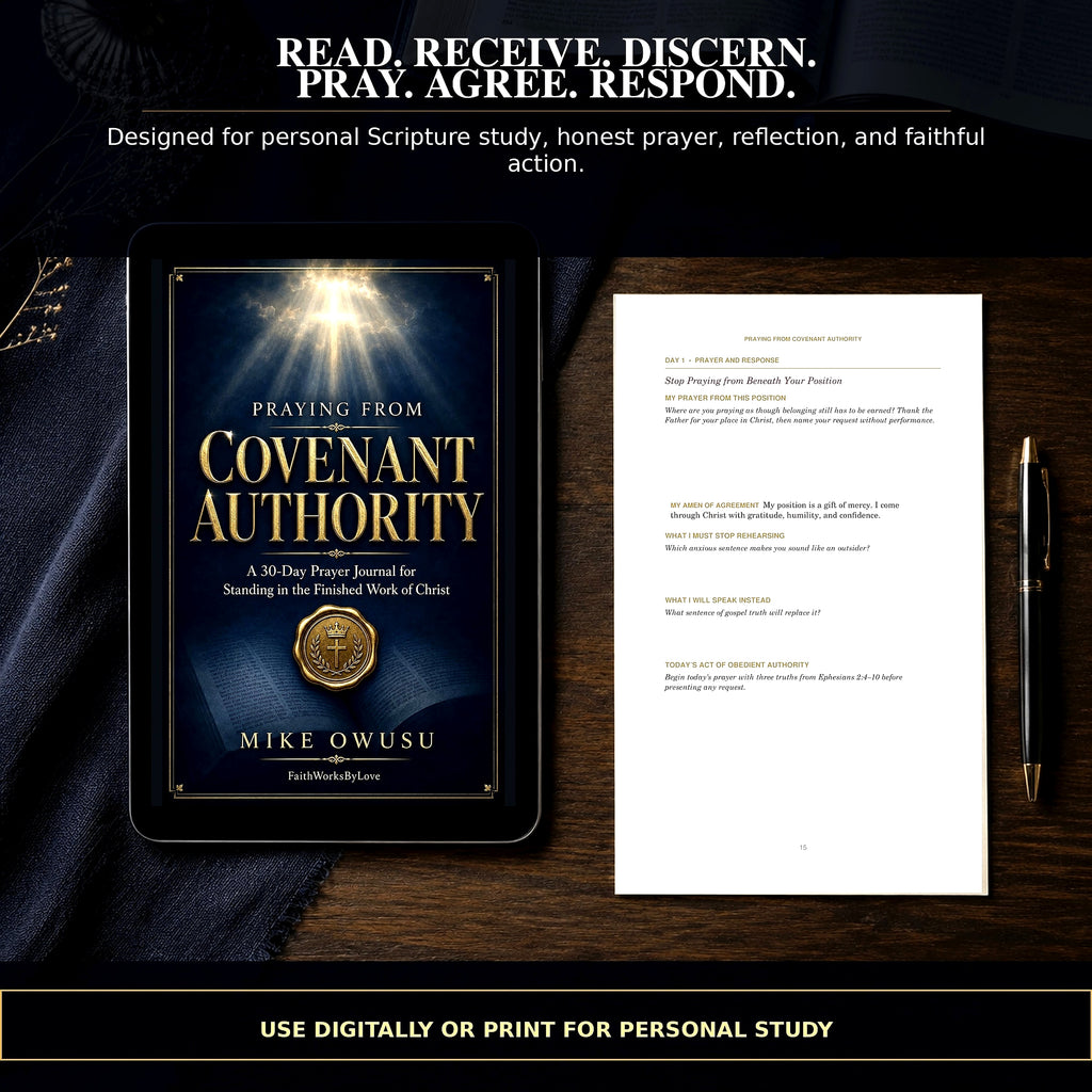 30-Day Christian Prayer Journal PDF, Praying from Covenant Authority