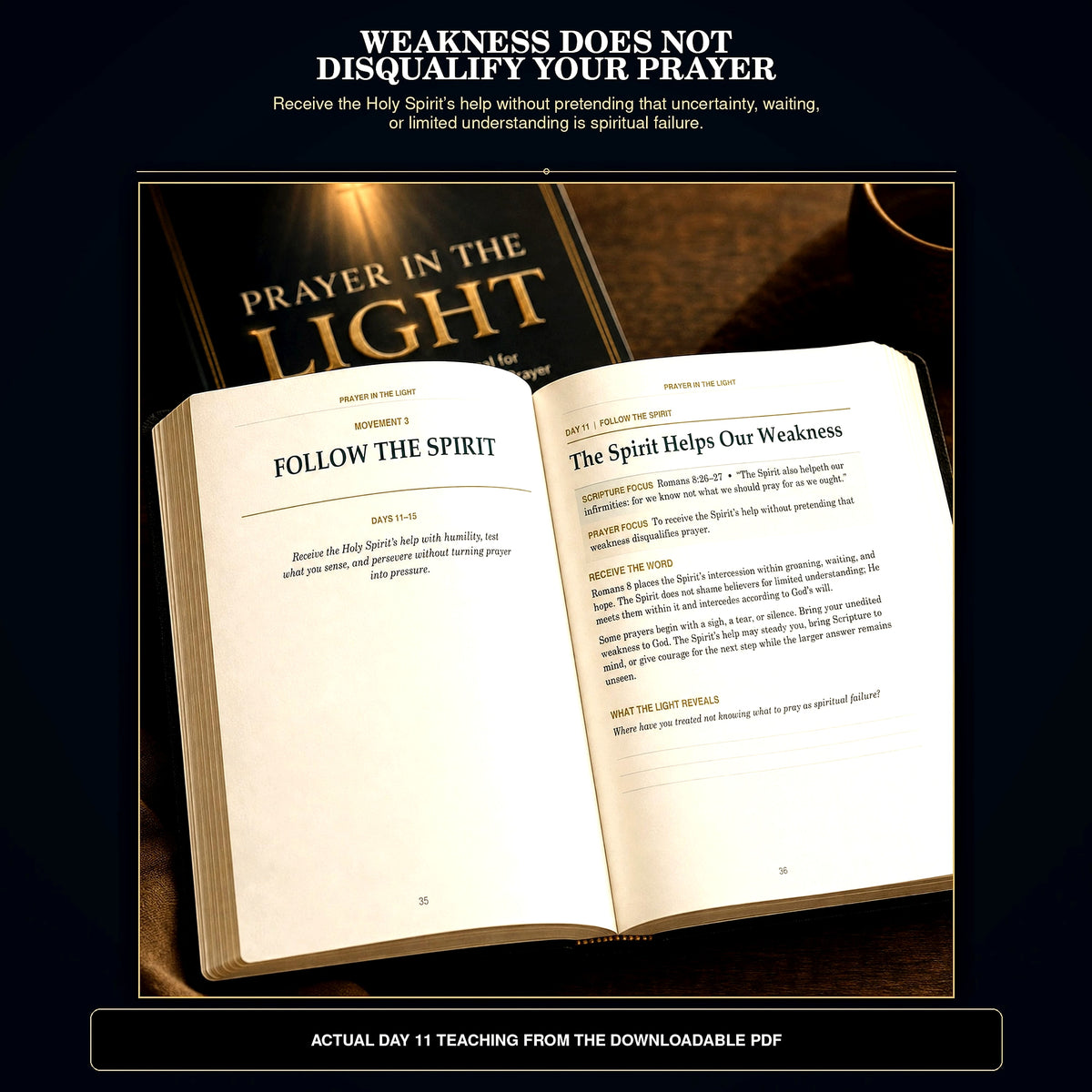 30-Day Christian Prayer Journal PDF, Scripture-Shaped Devotional and Guided Reflection, Instant Digital Download