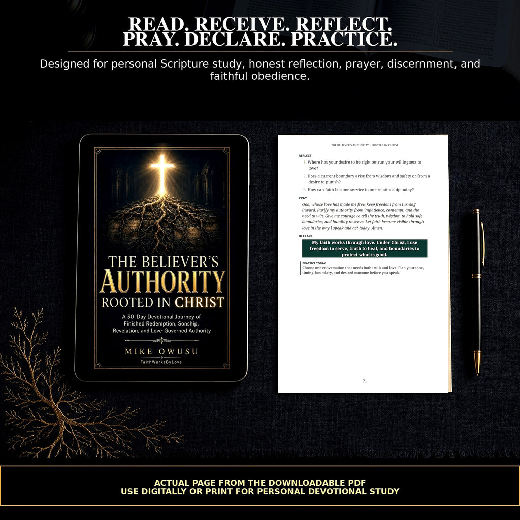 30-Day Christian Authority Devotional PDF | Rooted in Christ | Perfect Gift for Women of Faith