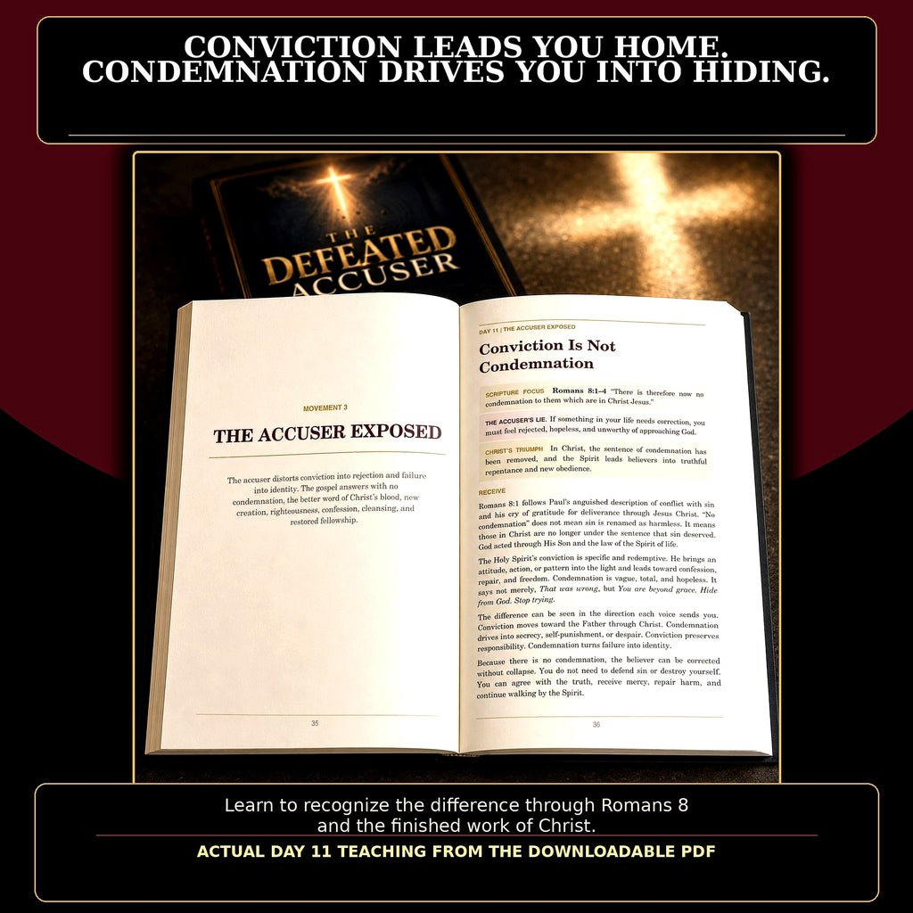 30-Day Christian Devotional PDF, Freedom From Condemnation, The Defeated Accuser