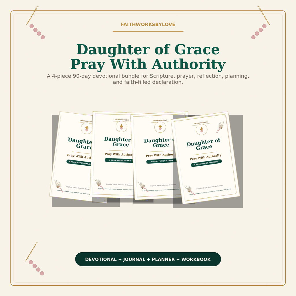 Daughter of Grace Pray With Authority 90 Day Digital Prayer Bundle cover