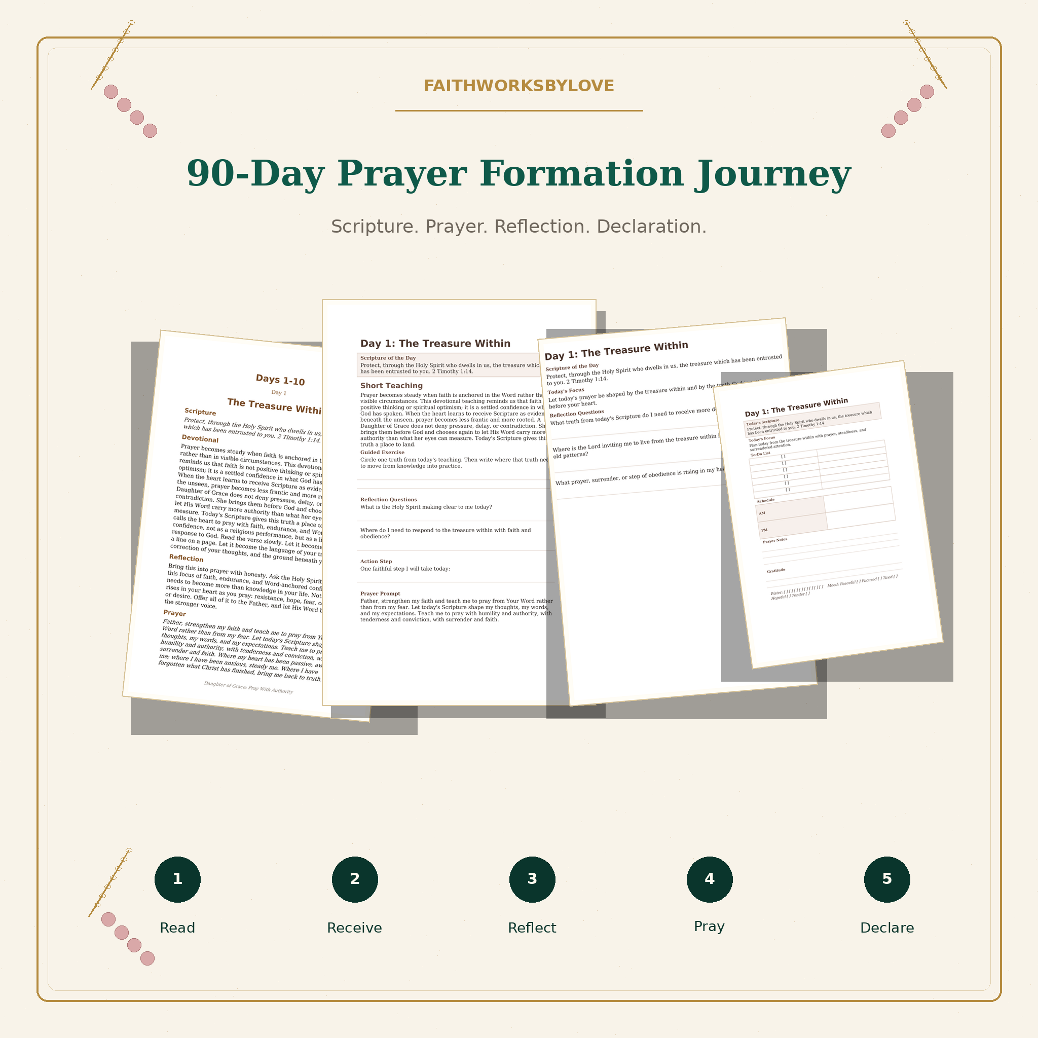 90 day prayer journey preview for Daughter of Grace Pray With Authority