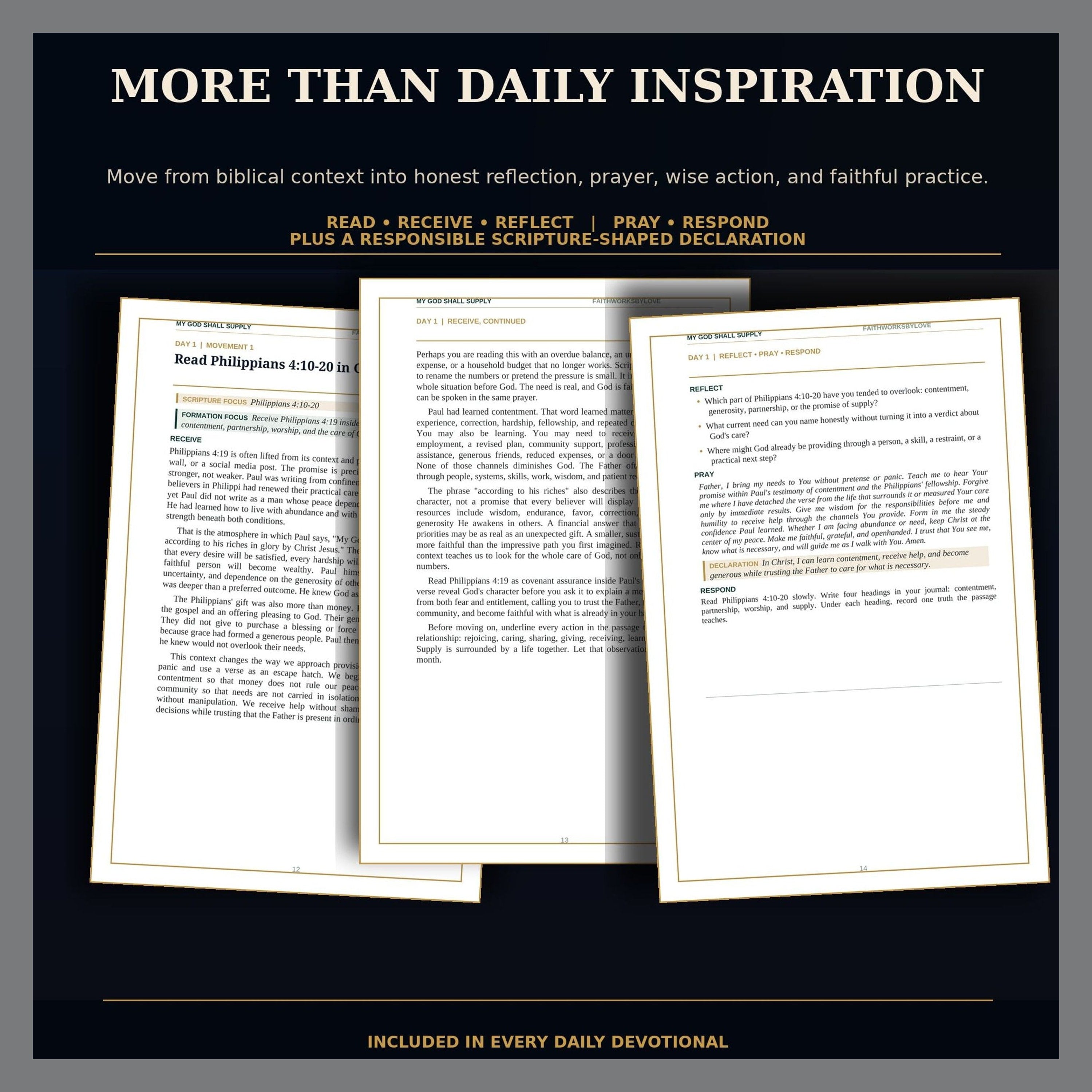 30-Day Christian Provision Devotional PDF, My God Shall Supply