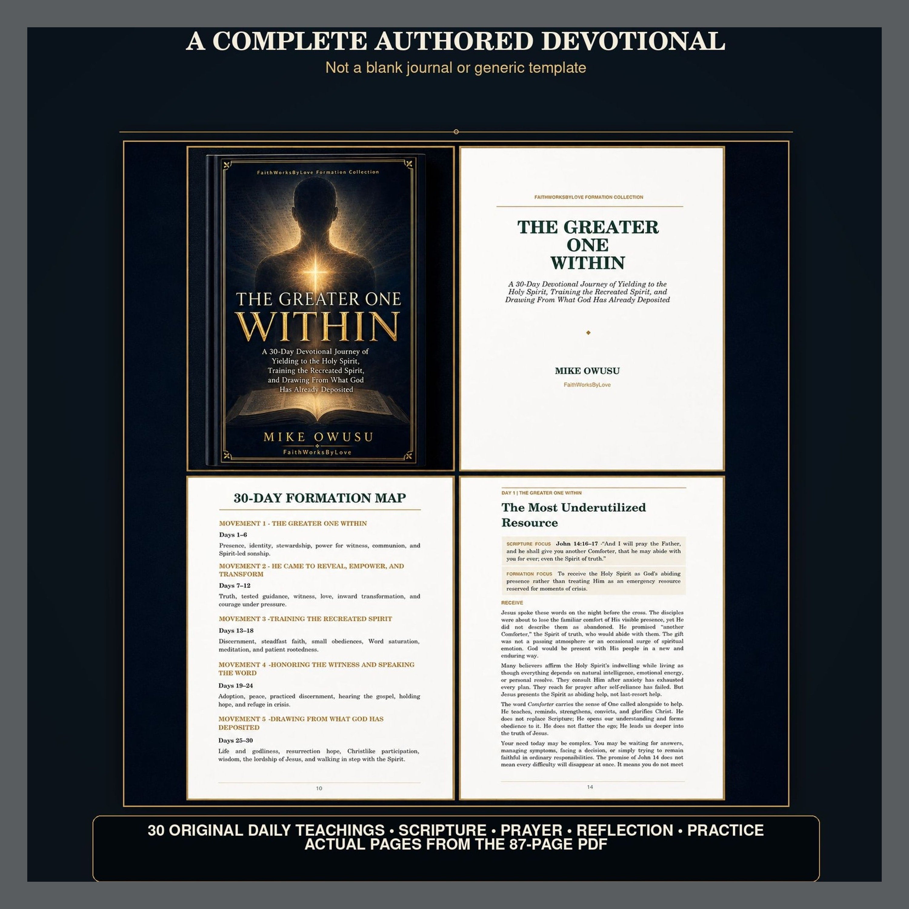 30-Day Holy Spirit Devotional PDF: The Greater One Within